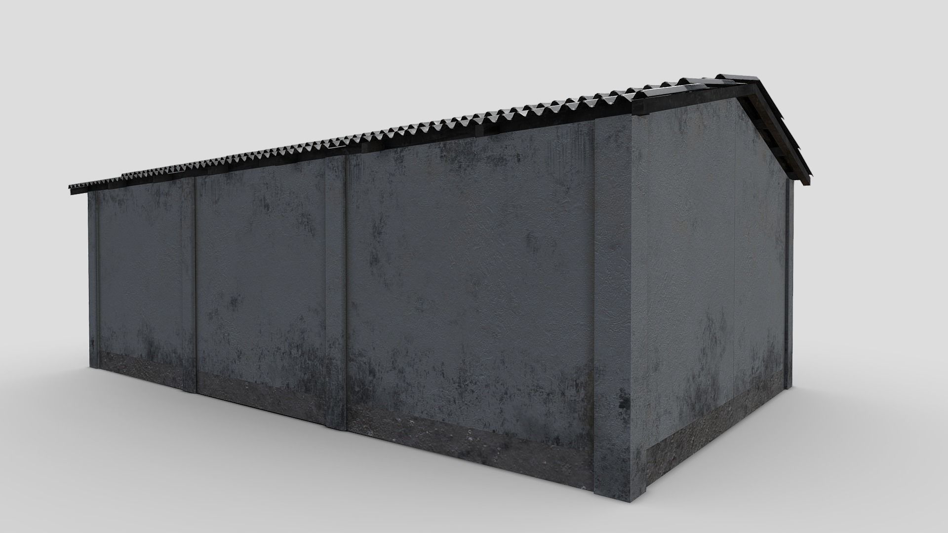 Tiny Building Low-poly 3D model_10