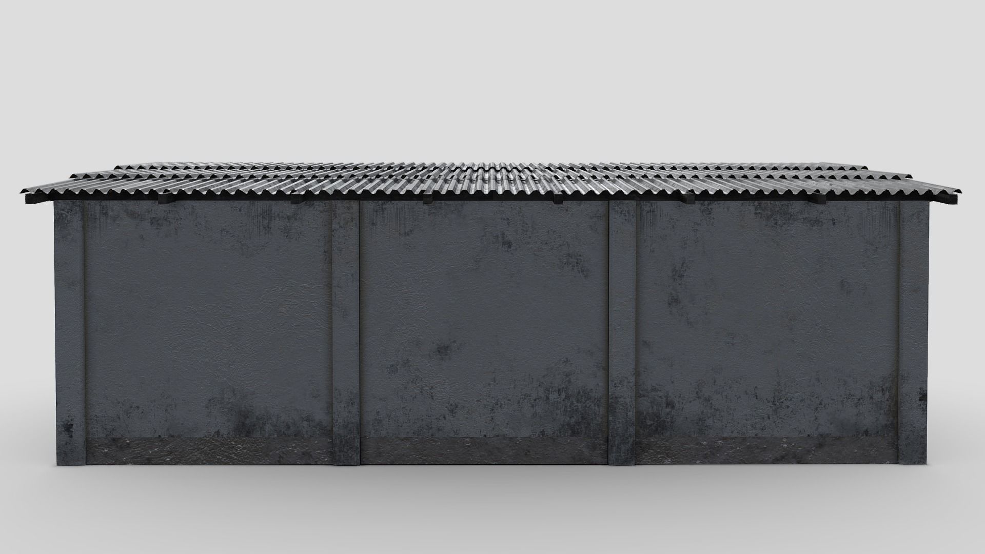 Tiny Building Low-poly 3D model_4