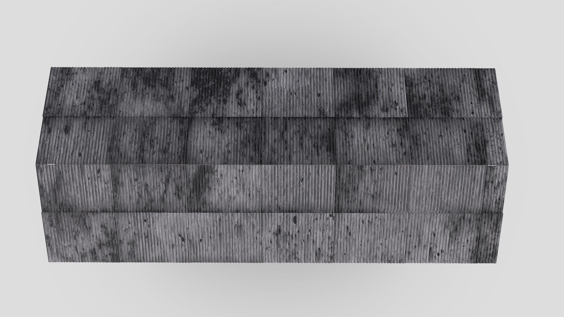 Colonial Building Low-poly 3D model_6