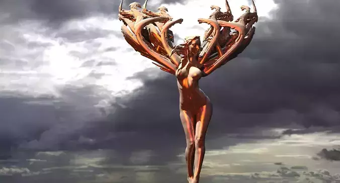 Dantes Lust Statue 4 