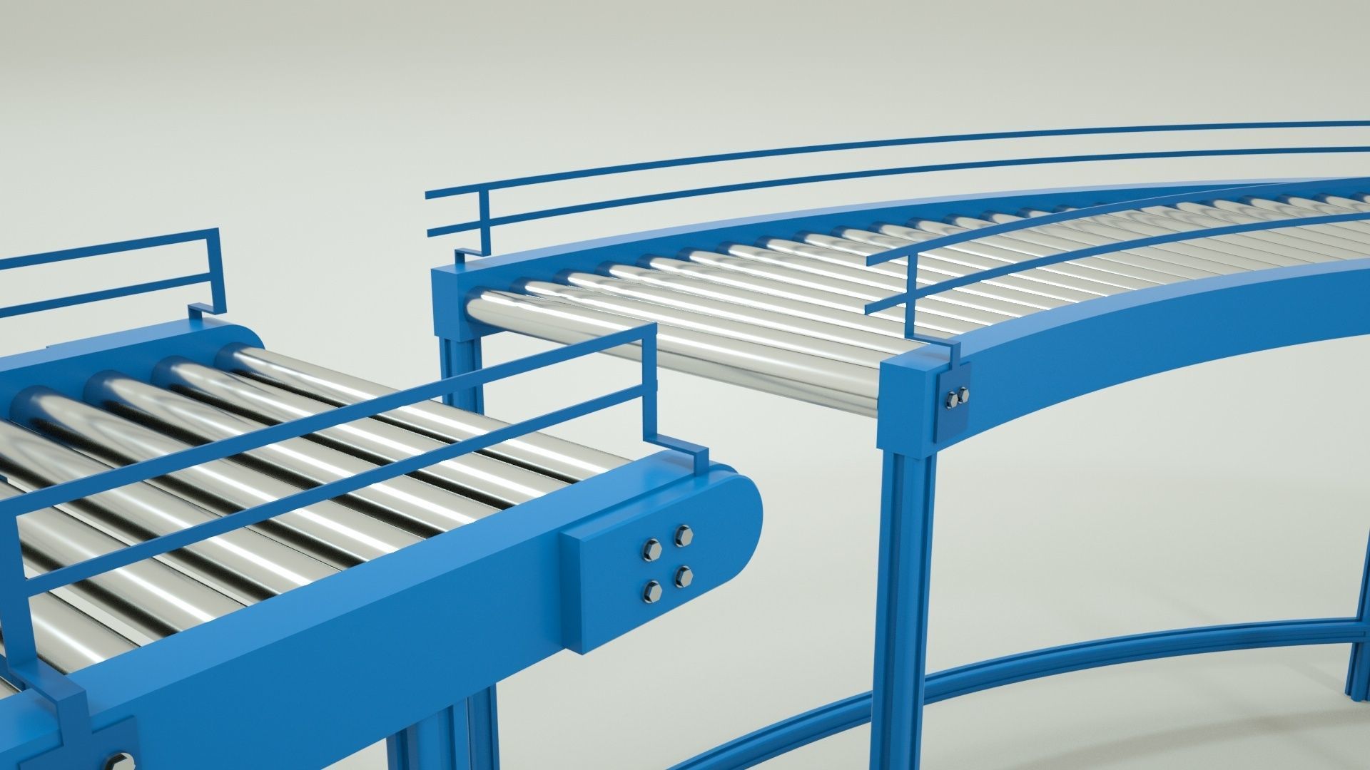 3D Conveyor Belt  3D model_6