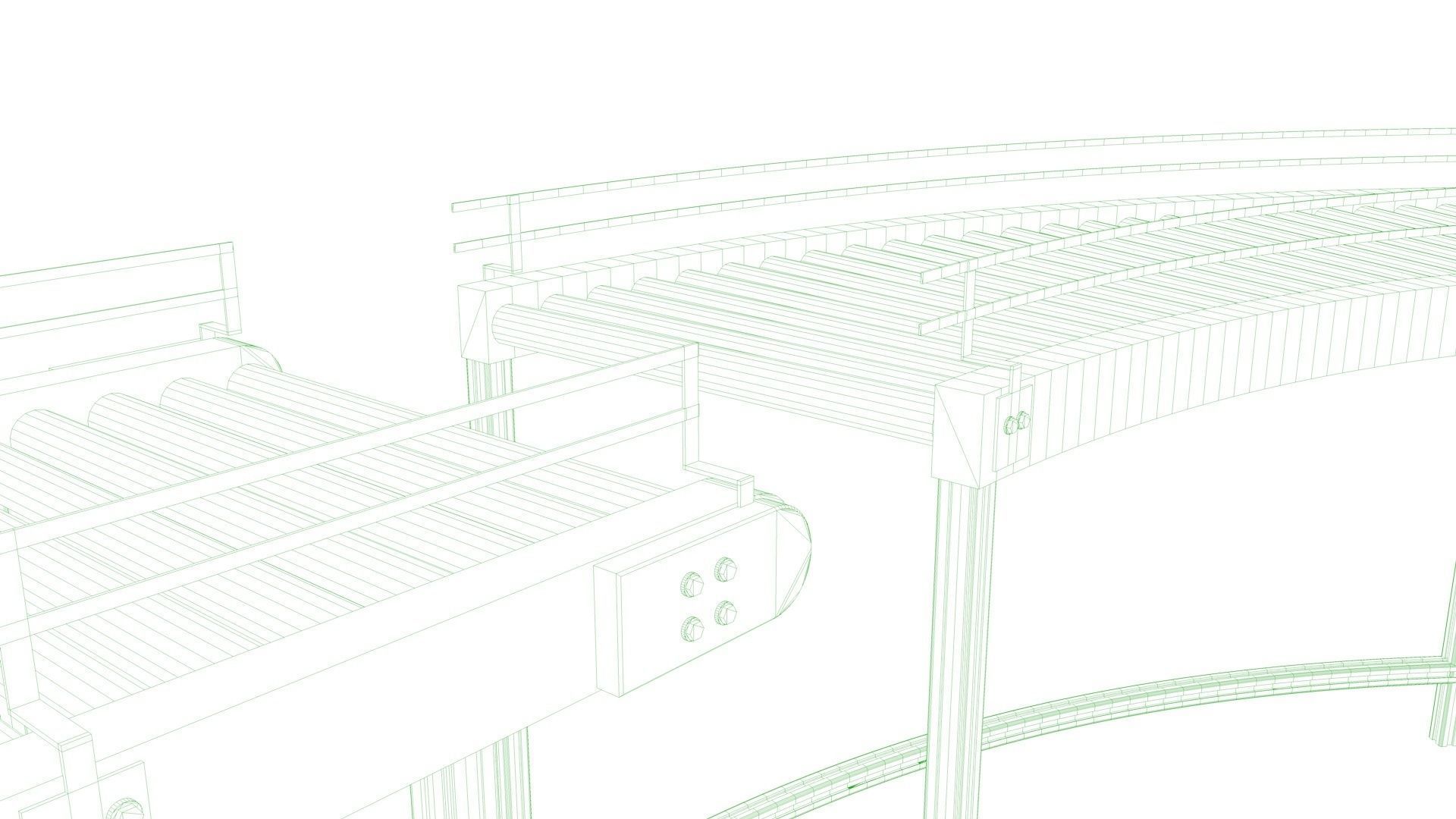 3D Conveyor Belt  3D model_7