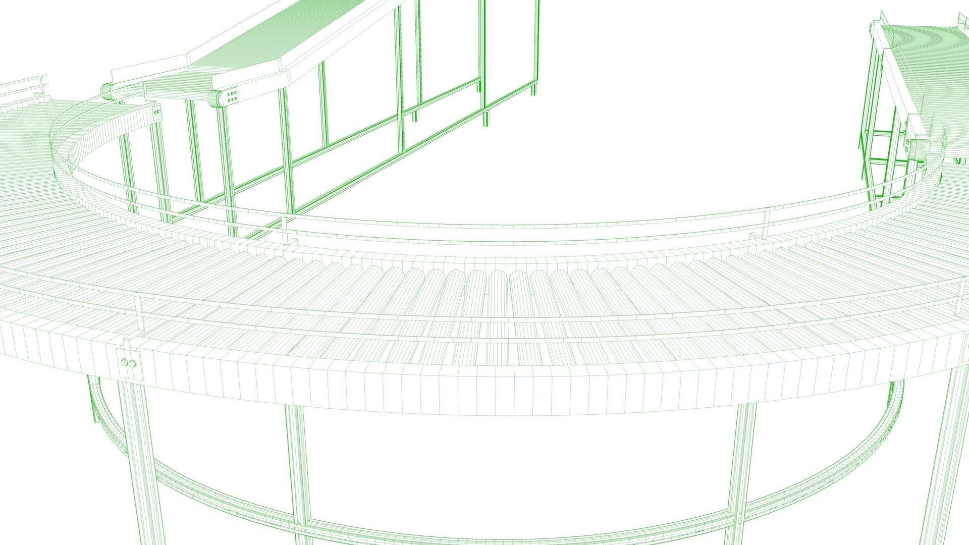 3D Conveyor Belt  3D model_11