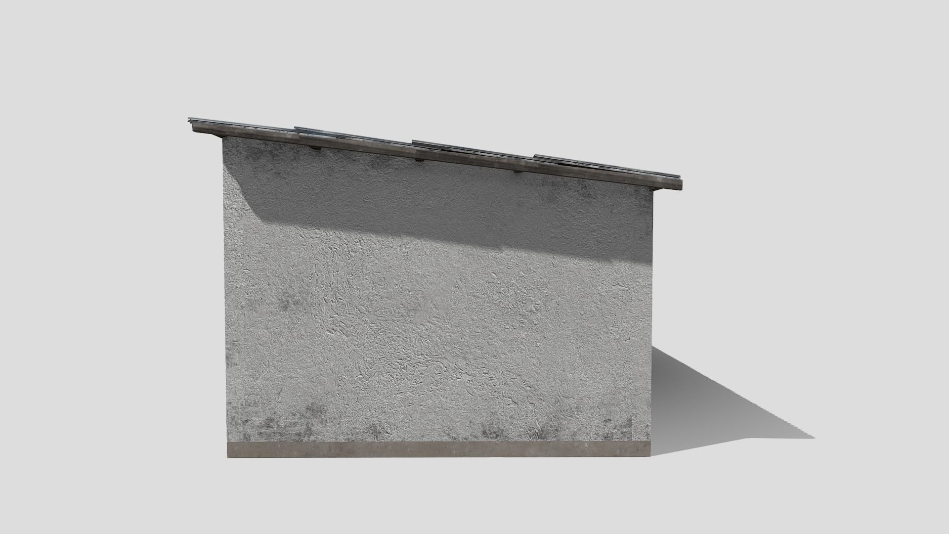 Small Building Free low-poly 3D model_2