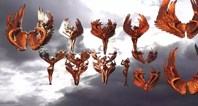 Dantes Lust Statue Full collection 