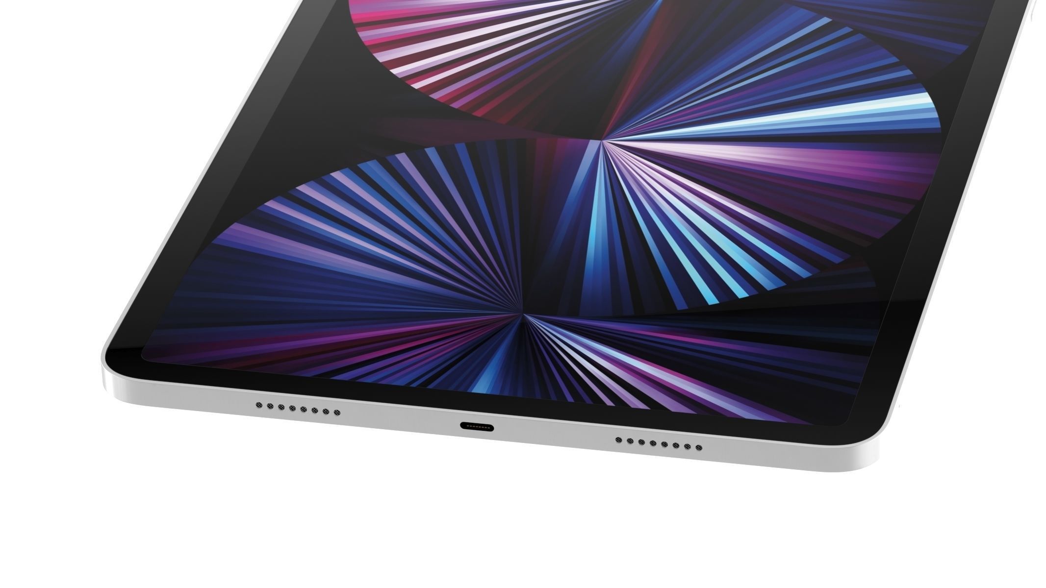 Apple iPad Pro 11 2021 Silver 3D model_5