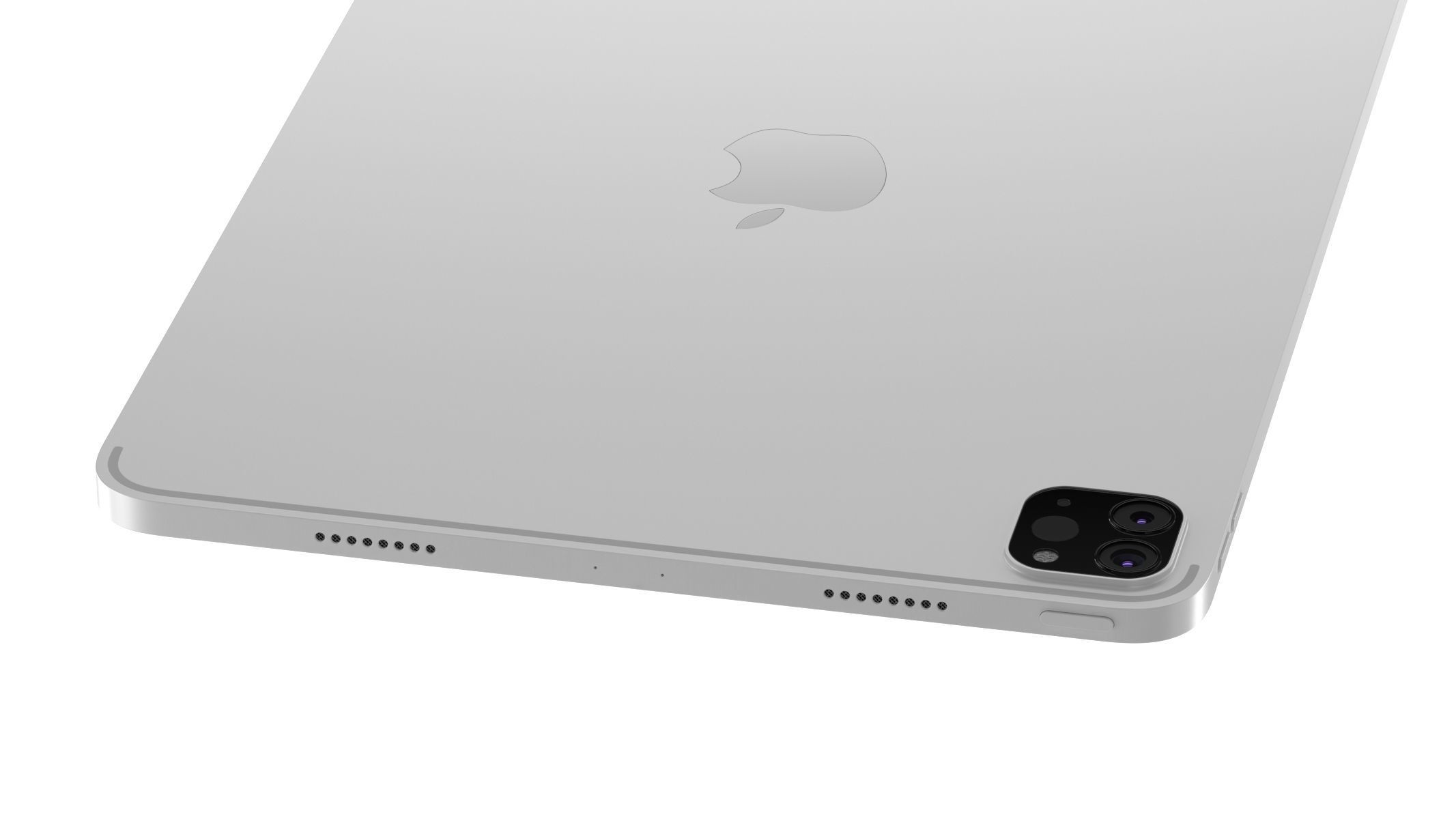 Apple iPad Pro 11 2021 Silver 3D model_6