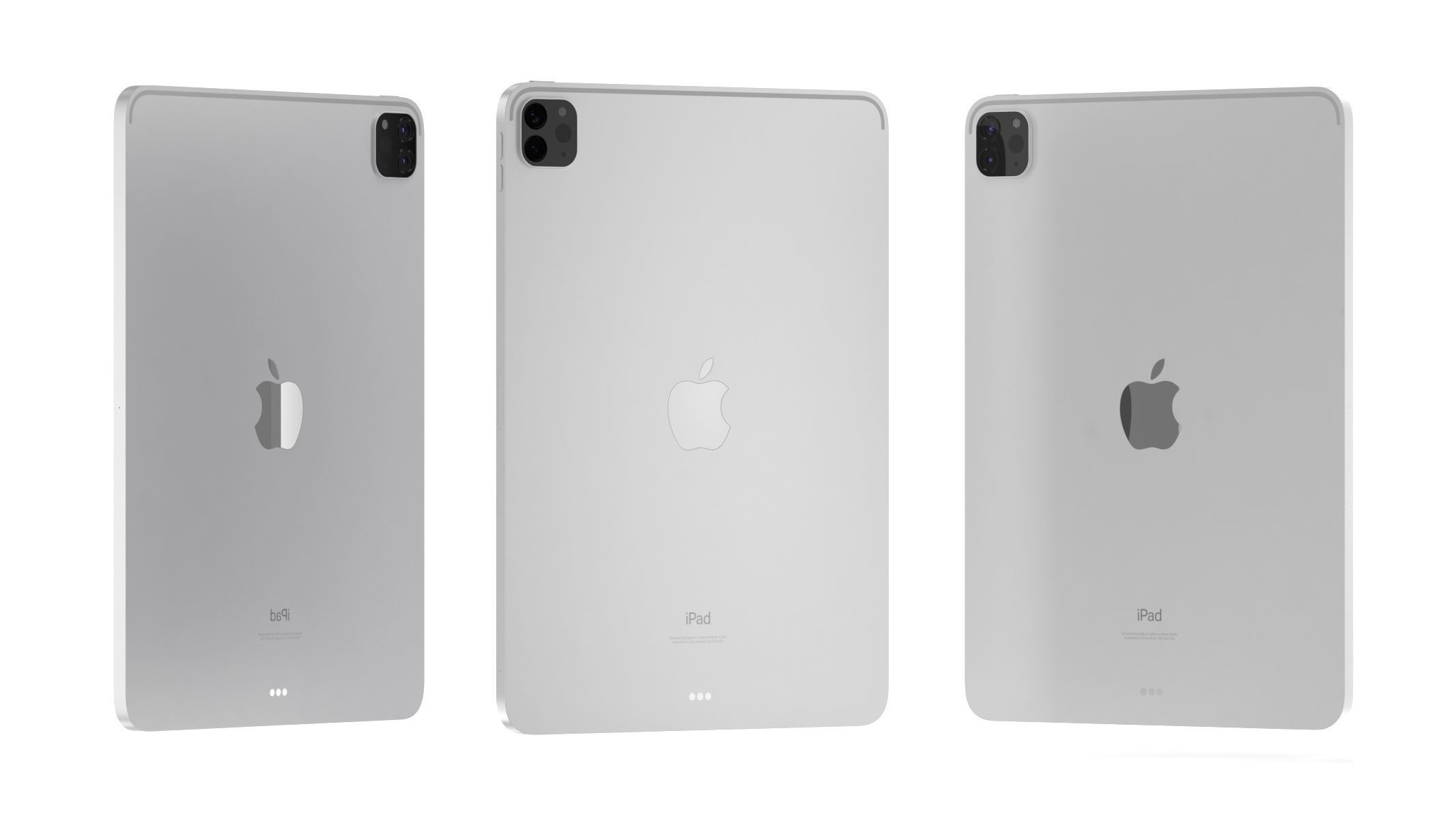 Apple iPad Pro 11 2021 Silver 3D model_8