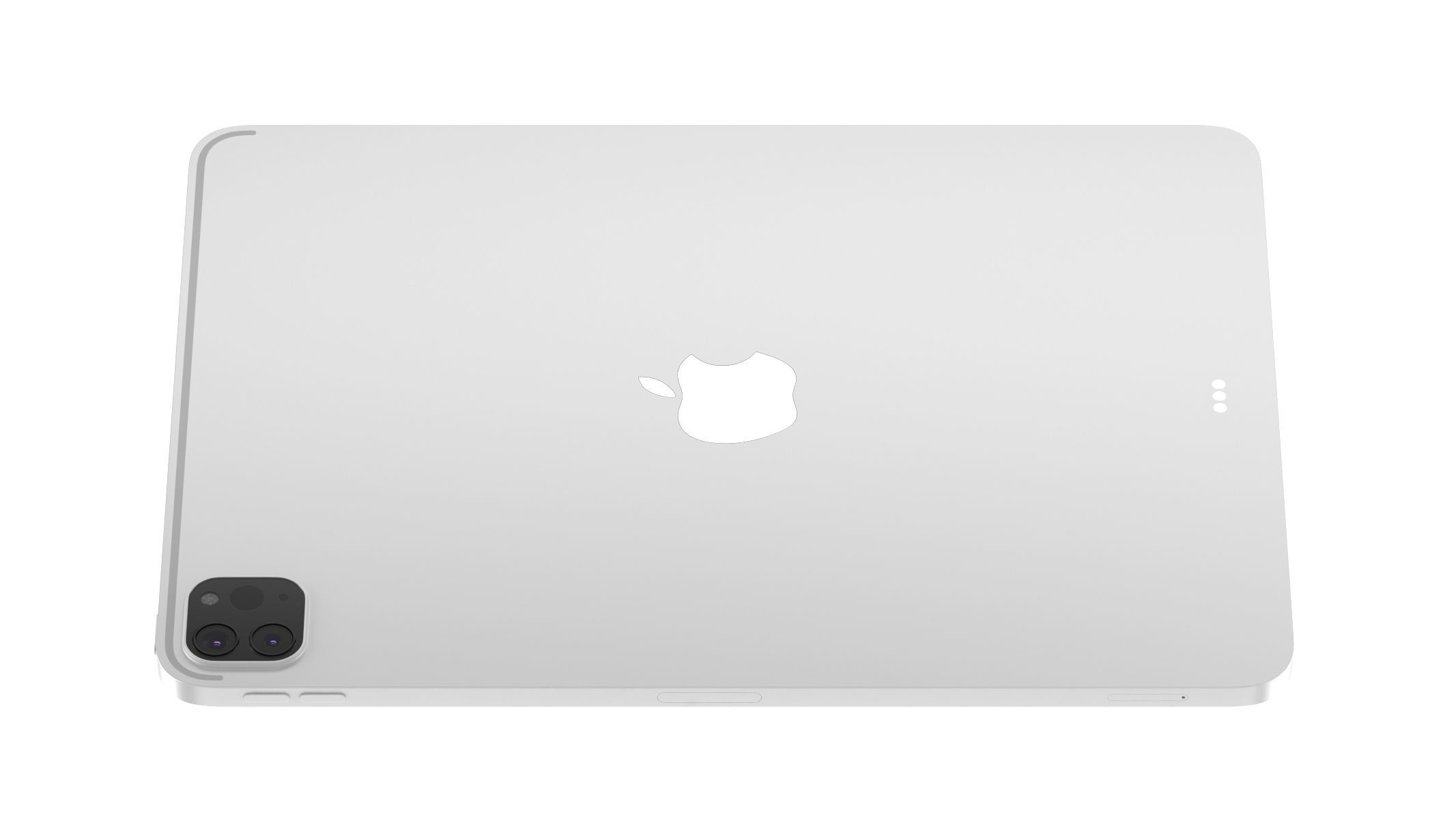 Apple iPad Pro 11 2021 Silver 3D model_2