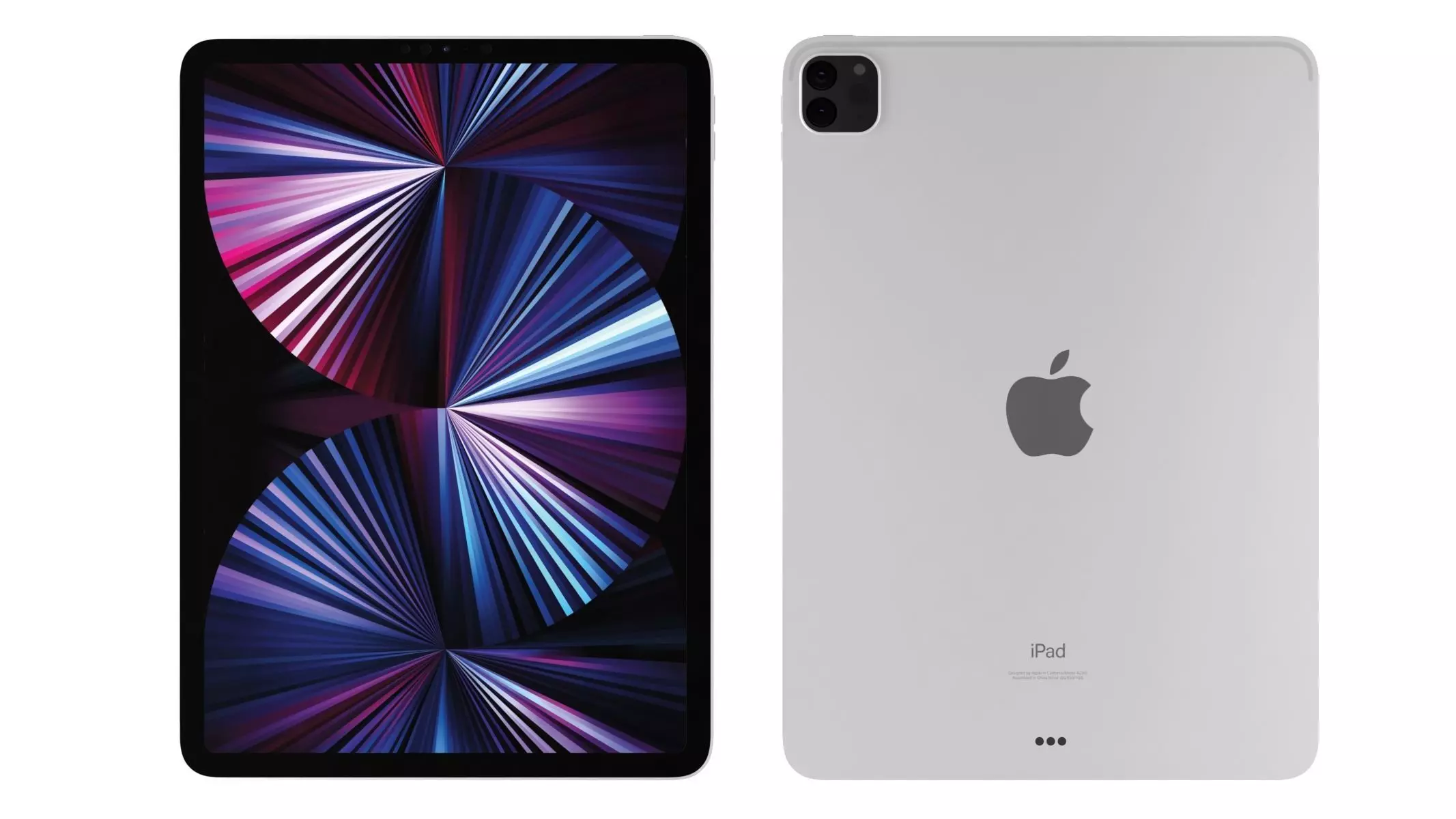 Apple iPad Pro 11 2021 Silver 3D model_0