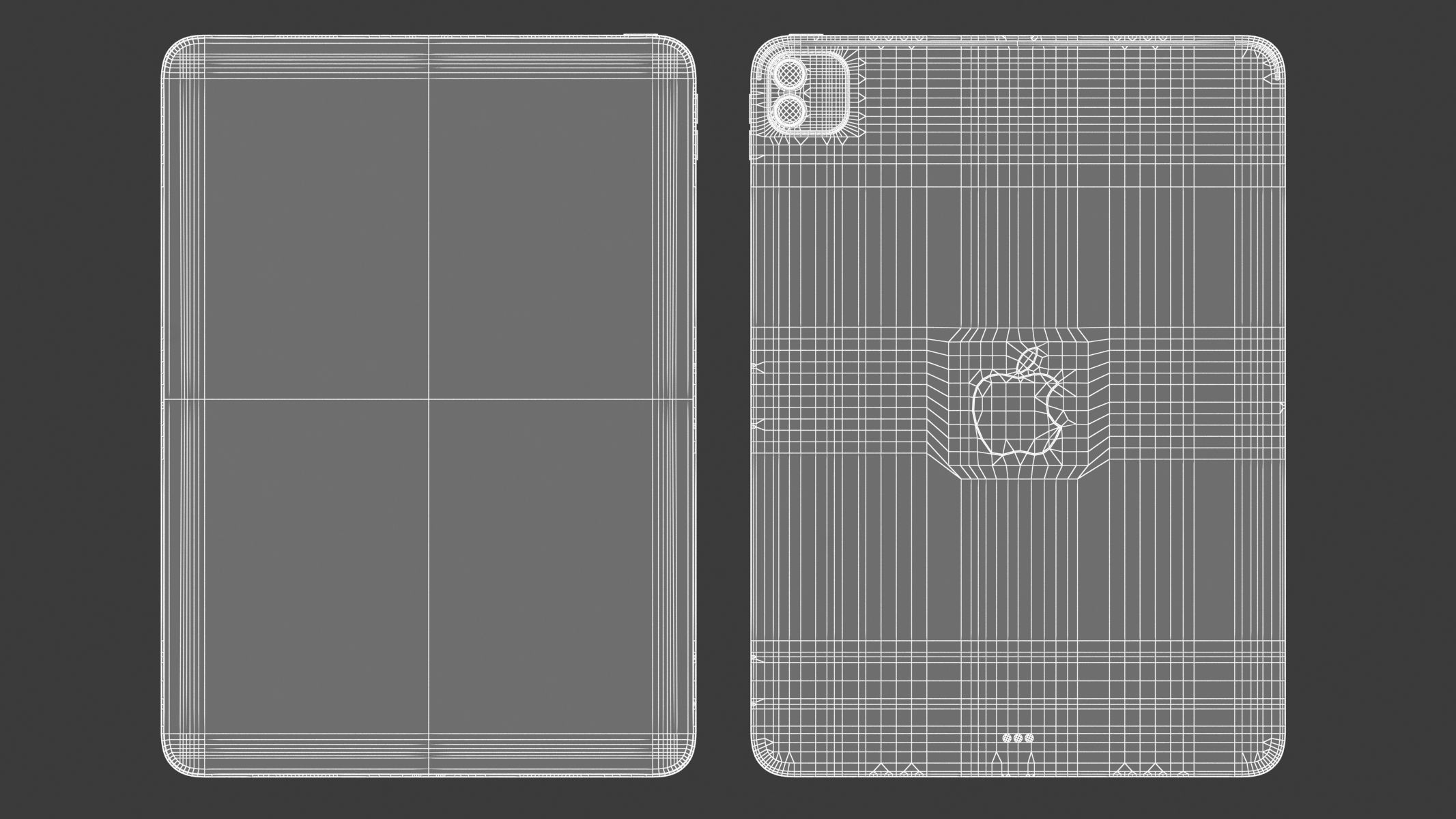 Apple iPad Pro 11 2021 Silver 3D model_10