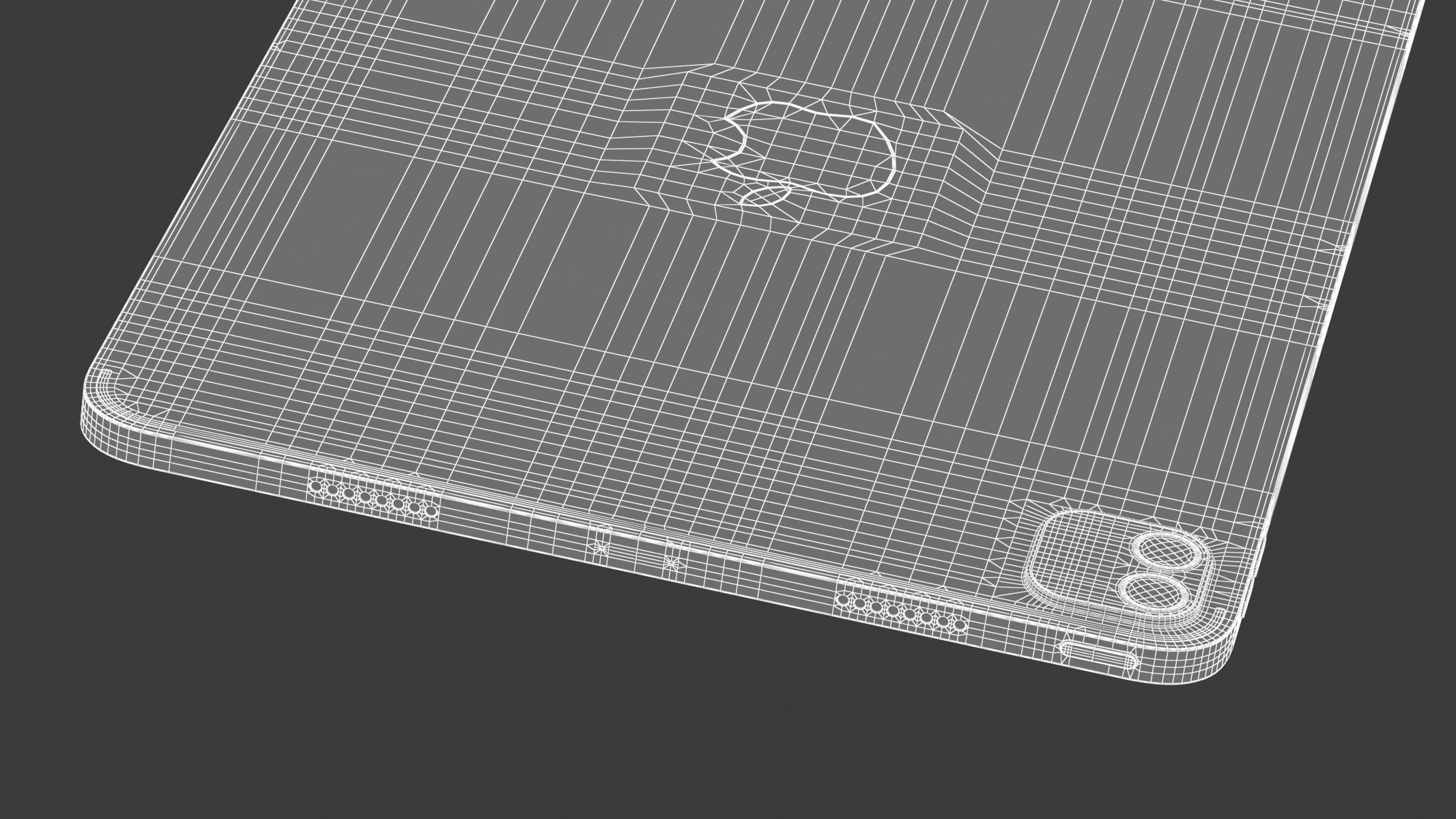 Apple iPad Pro 11 2021 Silver 3D model_16