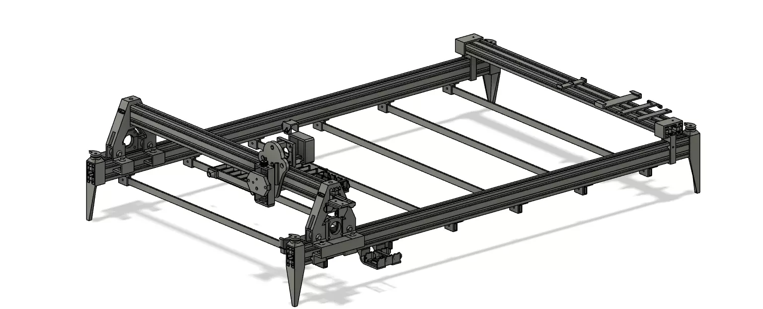 Plaser PLA laser cutter 3D print model_0