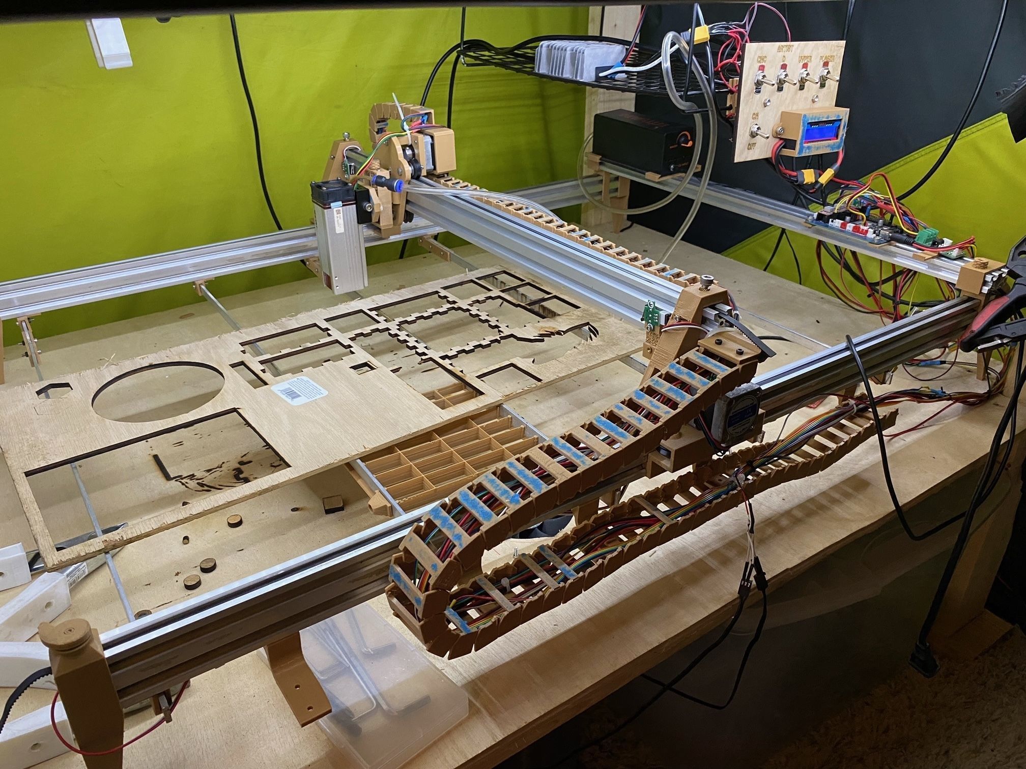 Plaser PLA laser cutter 3D print model_2