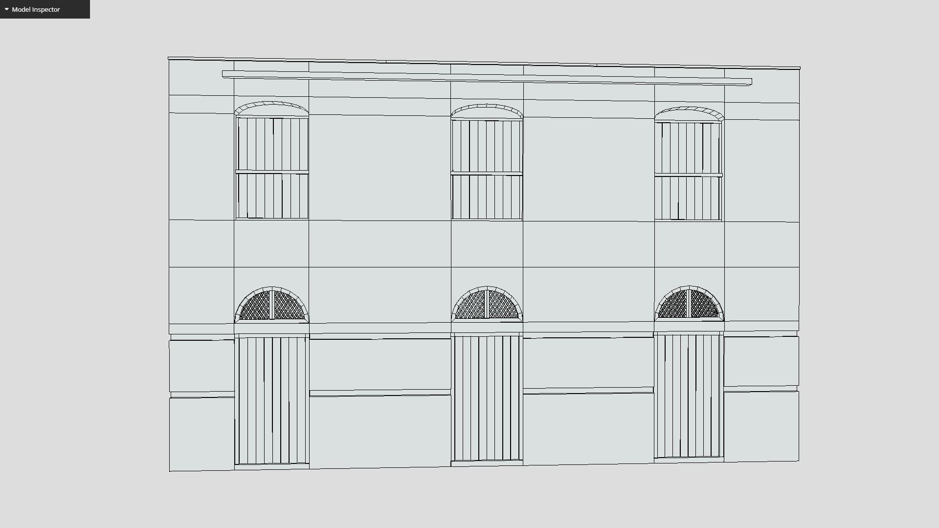 Old Small Building Low-poly 3D model_1