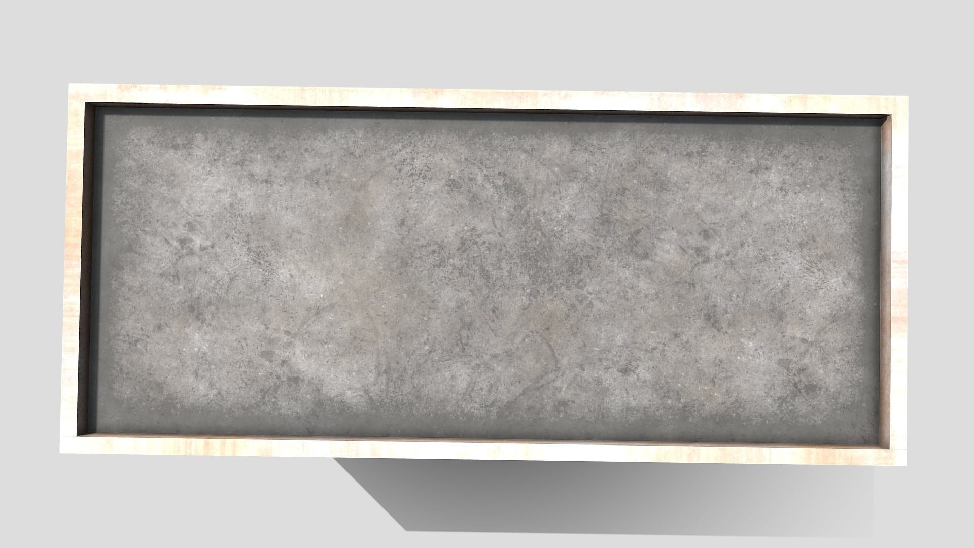 Old Small Building Low-poly 3D model_6