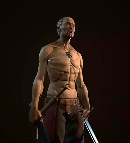 Leo Bonhart - The Witcher - Fan Art- 3D Frint