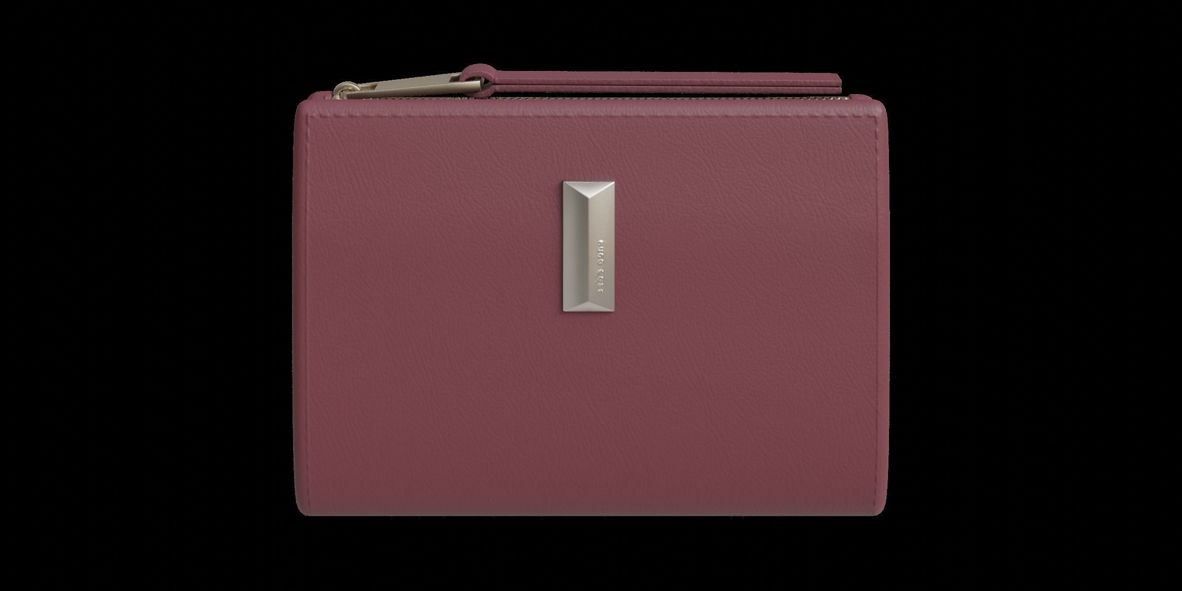 Red Brown Leather Wallet 3D model_8