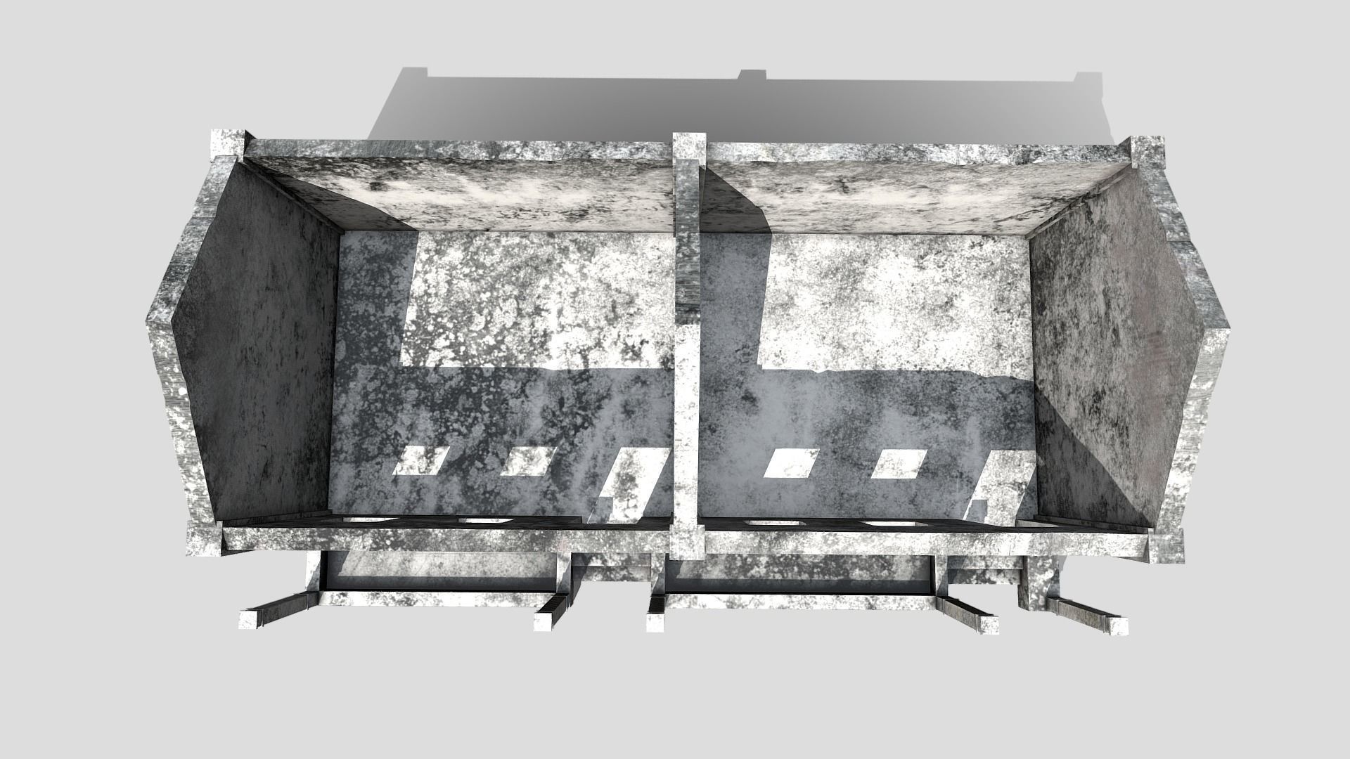 Small Building Low-poly 3D model_6