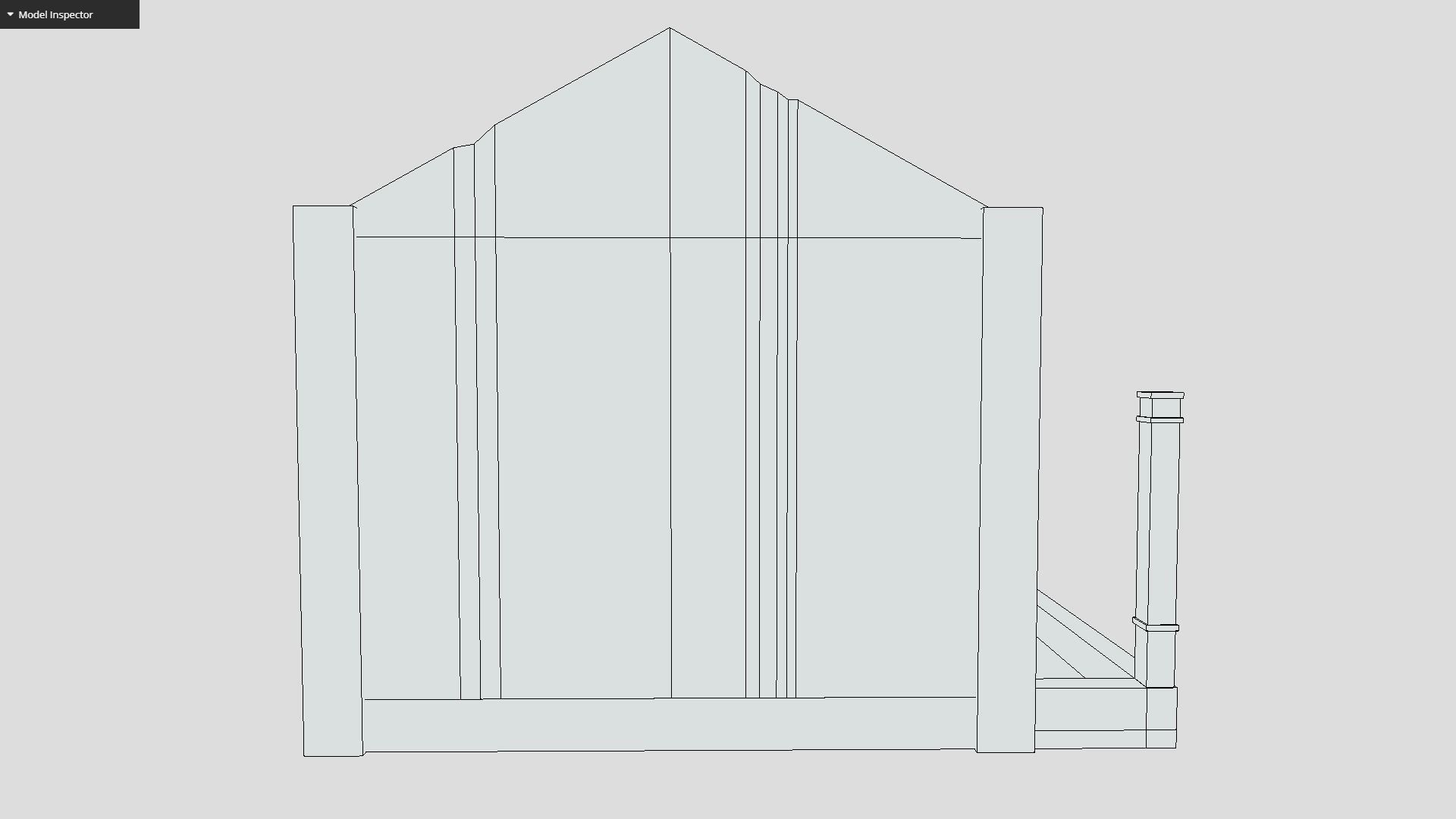 Small Building Low-poly 3D model_3