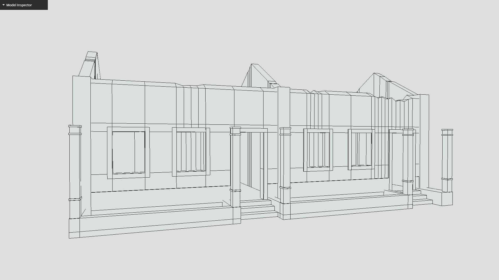 Small Building Low-poly 3D model_1