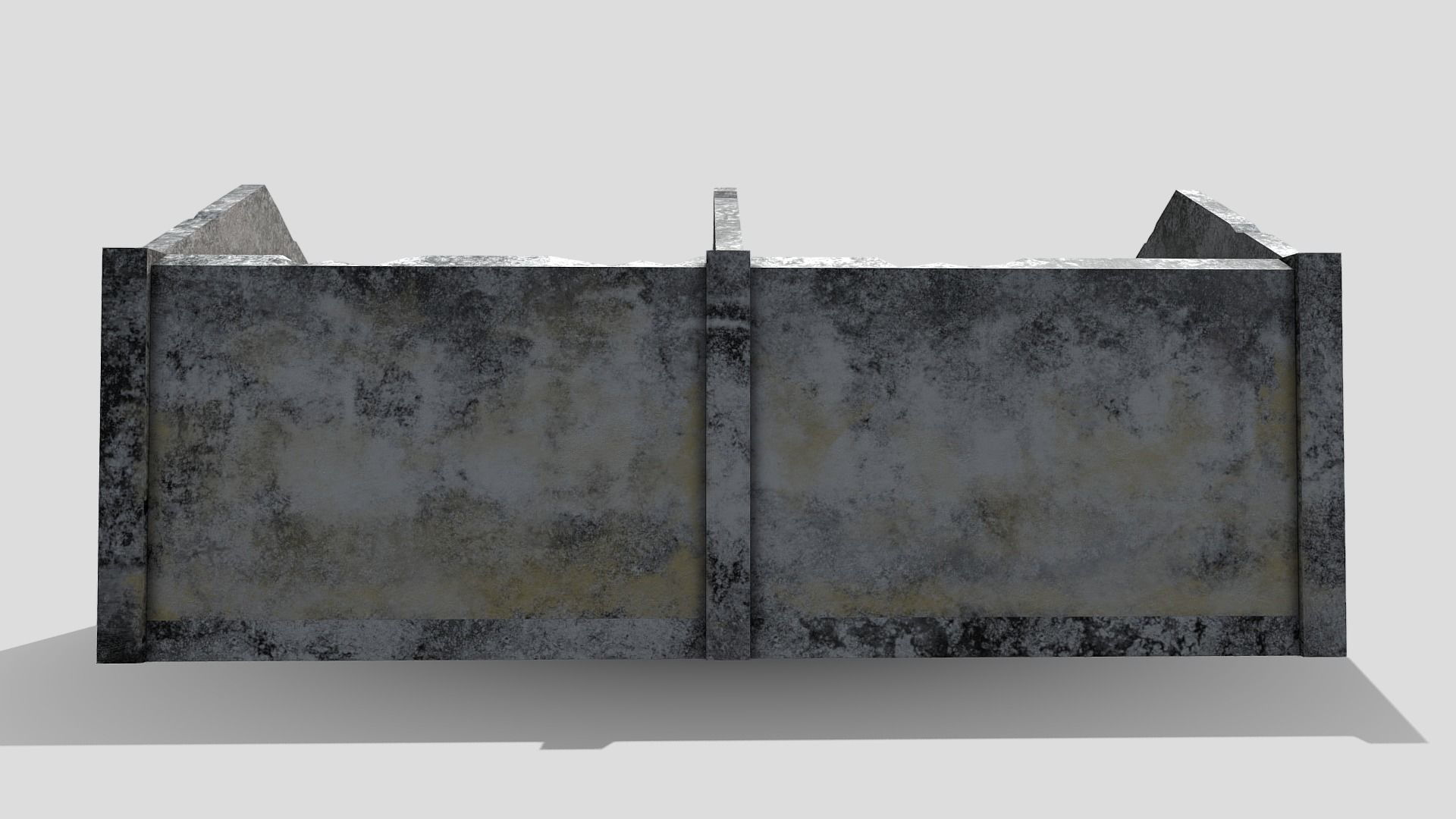 Small Building Low-poly 3D model_4