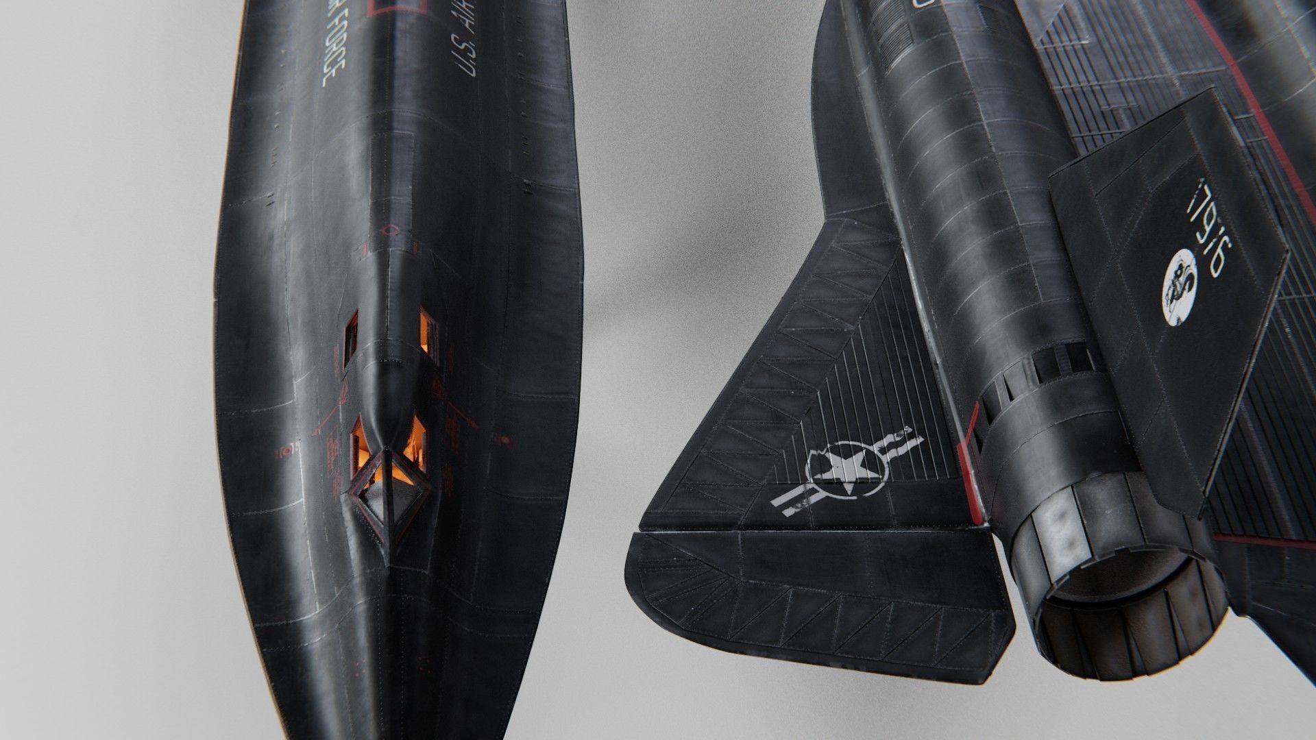 Lockheed Sr 71 Blackbird 3D model_7