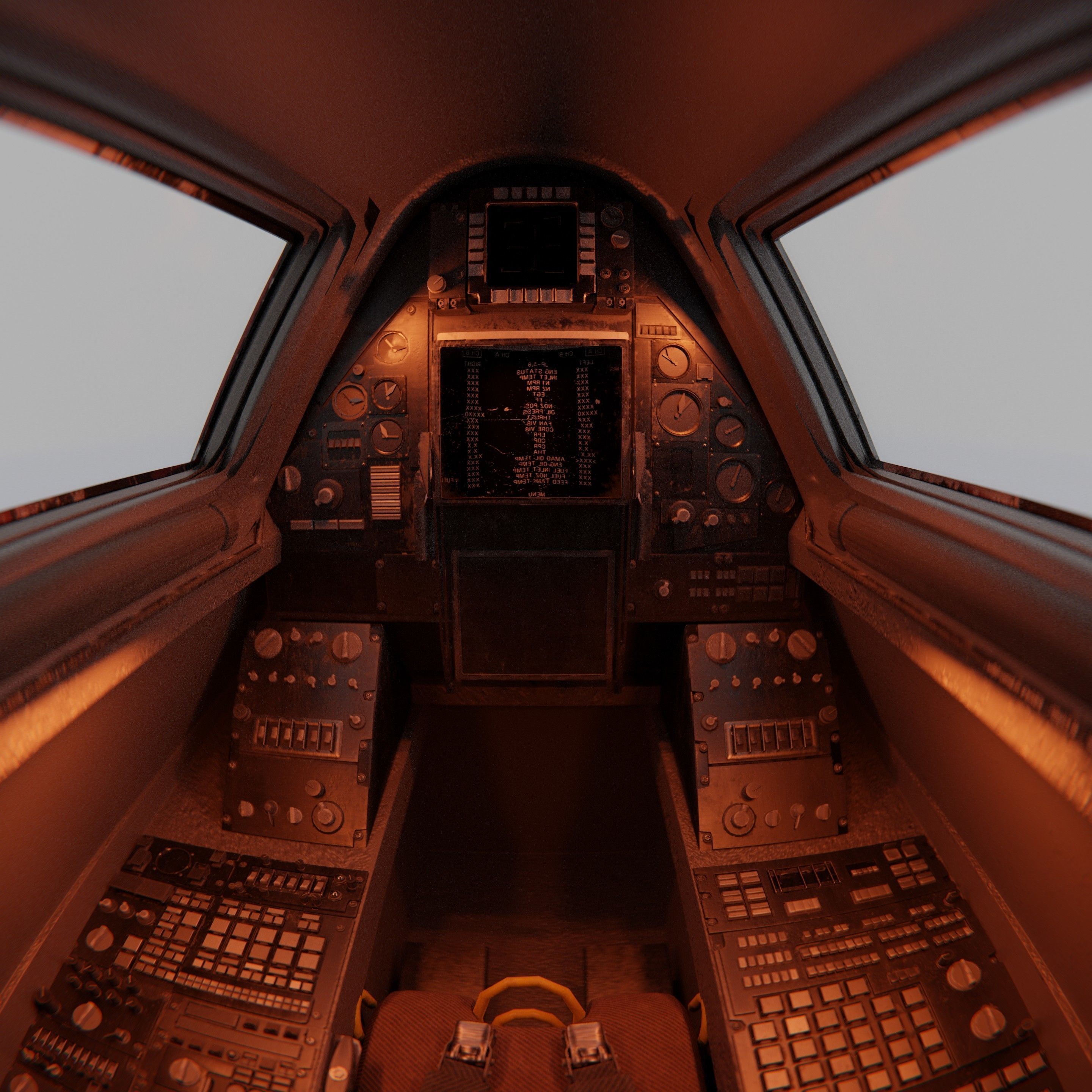 Lockheed Sr 71 Blackbird 3D model_14