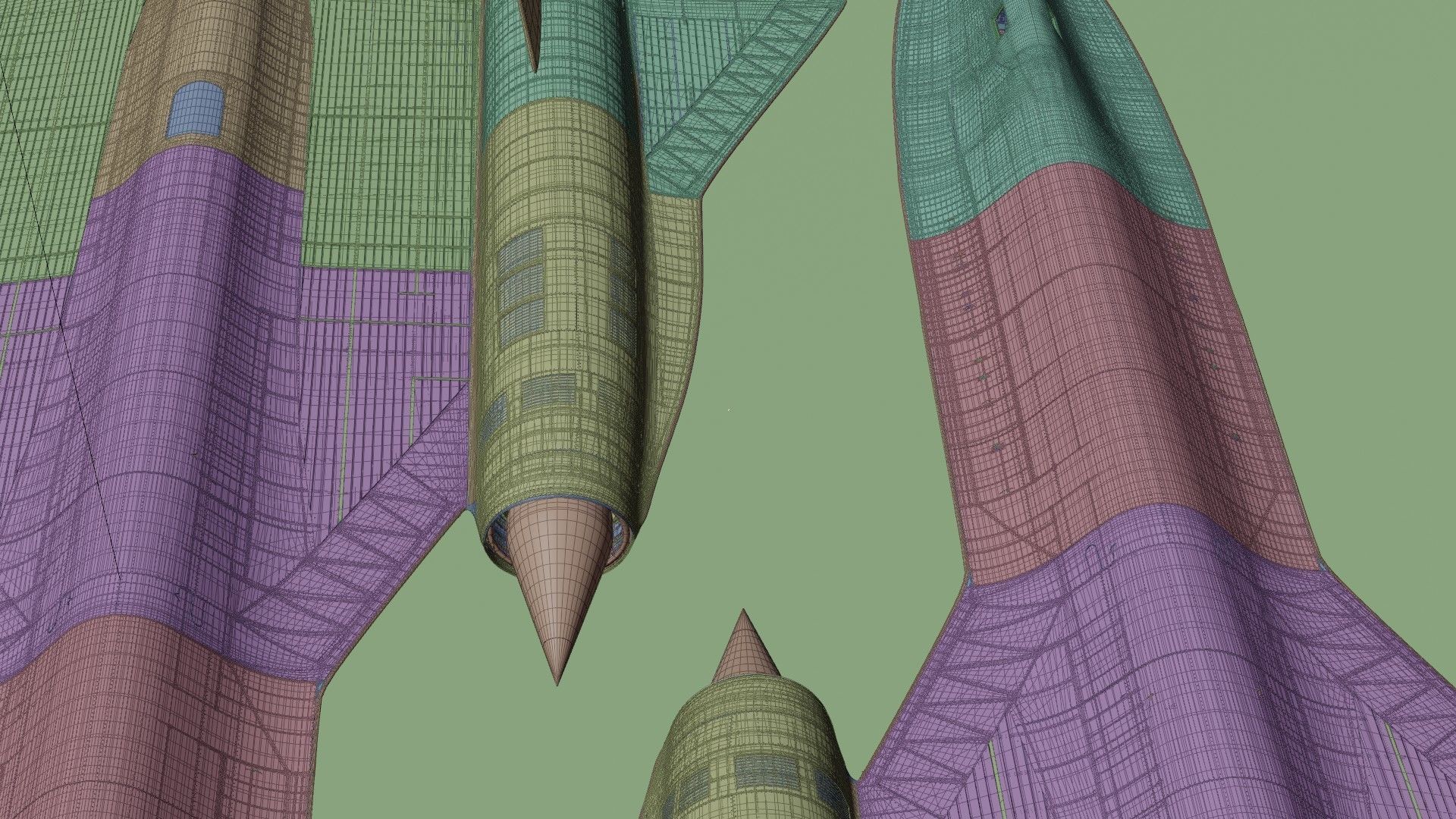 Lockheed Sr 71 Blackbird 3D model_28