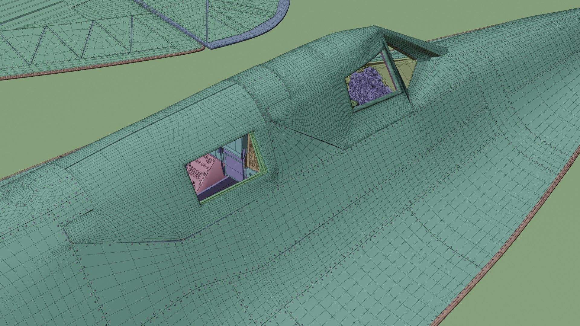 Lockheed Sr 71 Blackbird 3D model_26