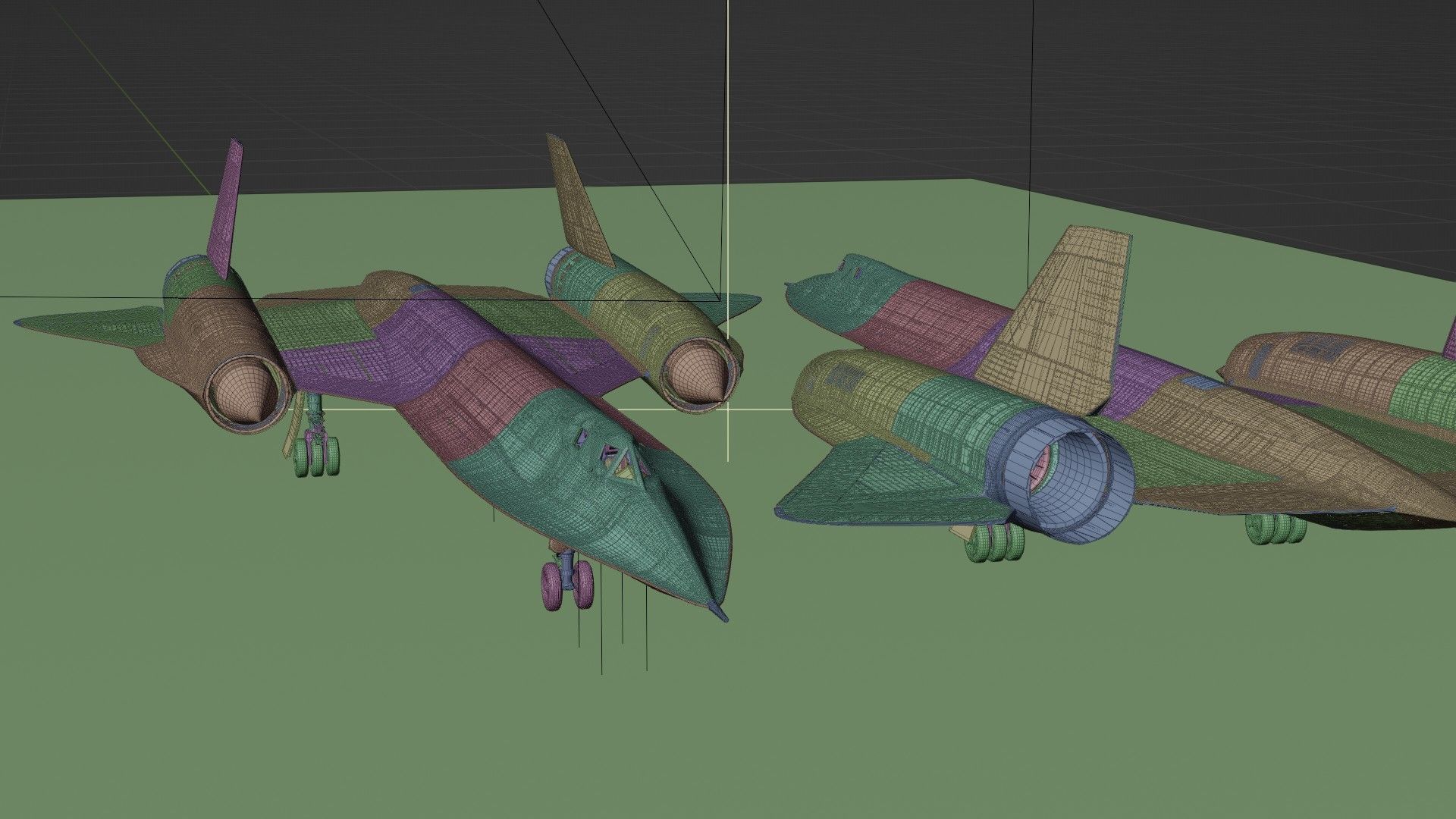Lockheed Sr 71 Blackbird 3D model_19