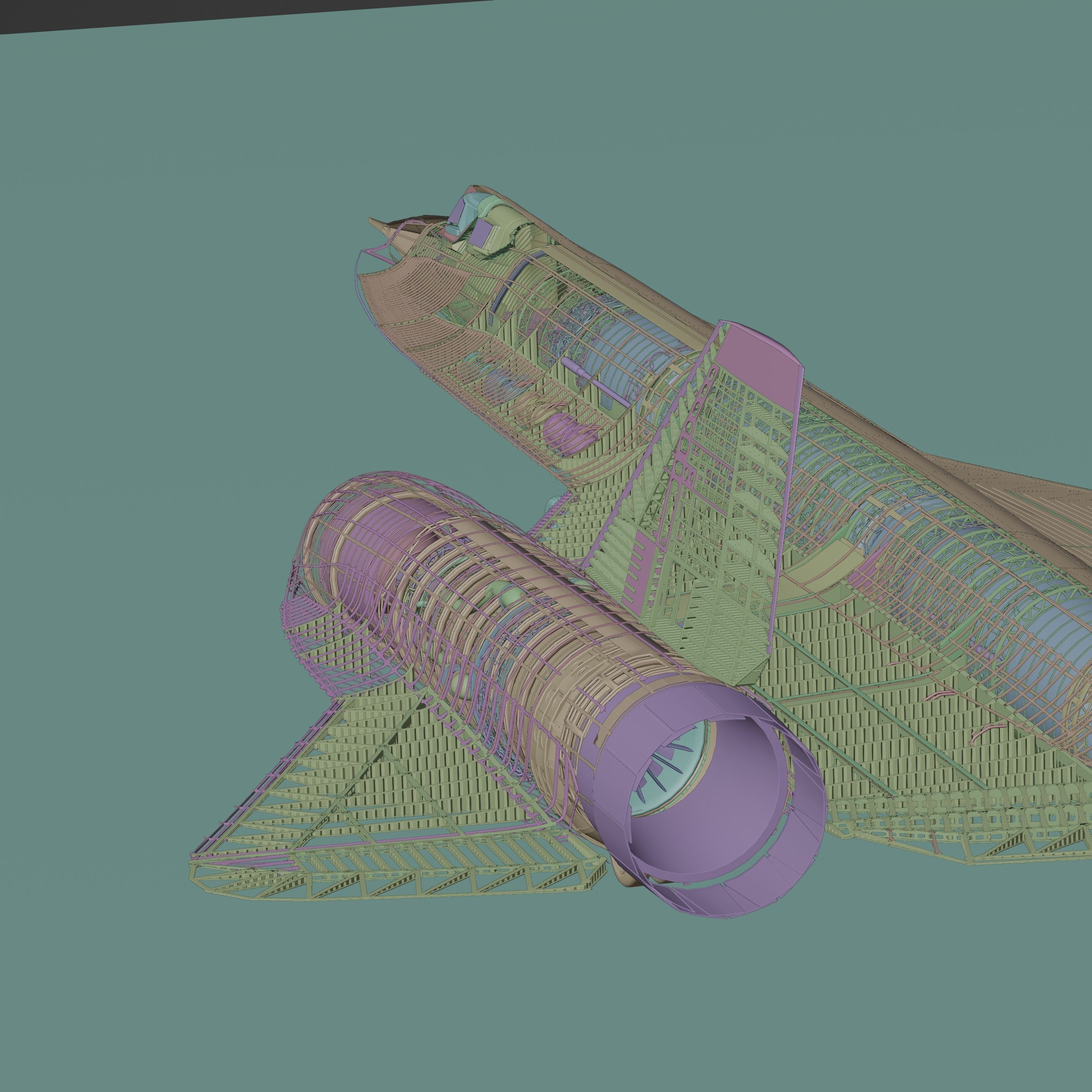 Lockheed Sr 71 Blackbird 3D model_18