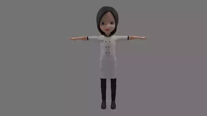 Chef - Cartoon Character Woman