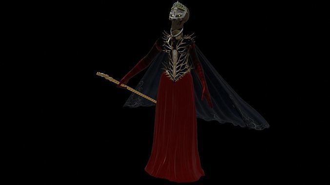Skull Queen Ghost 3D model