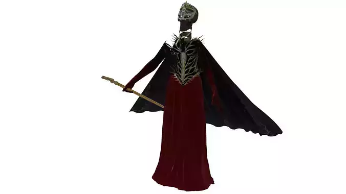 Skull Queen Ghost 3D model