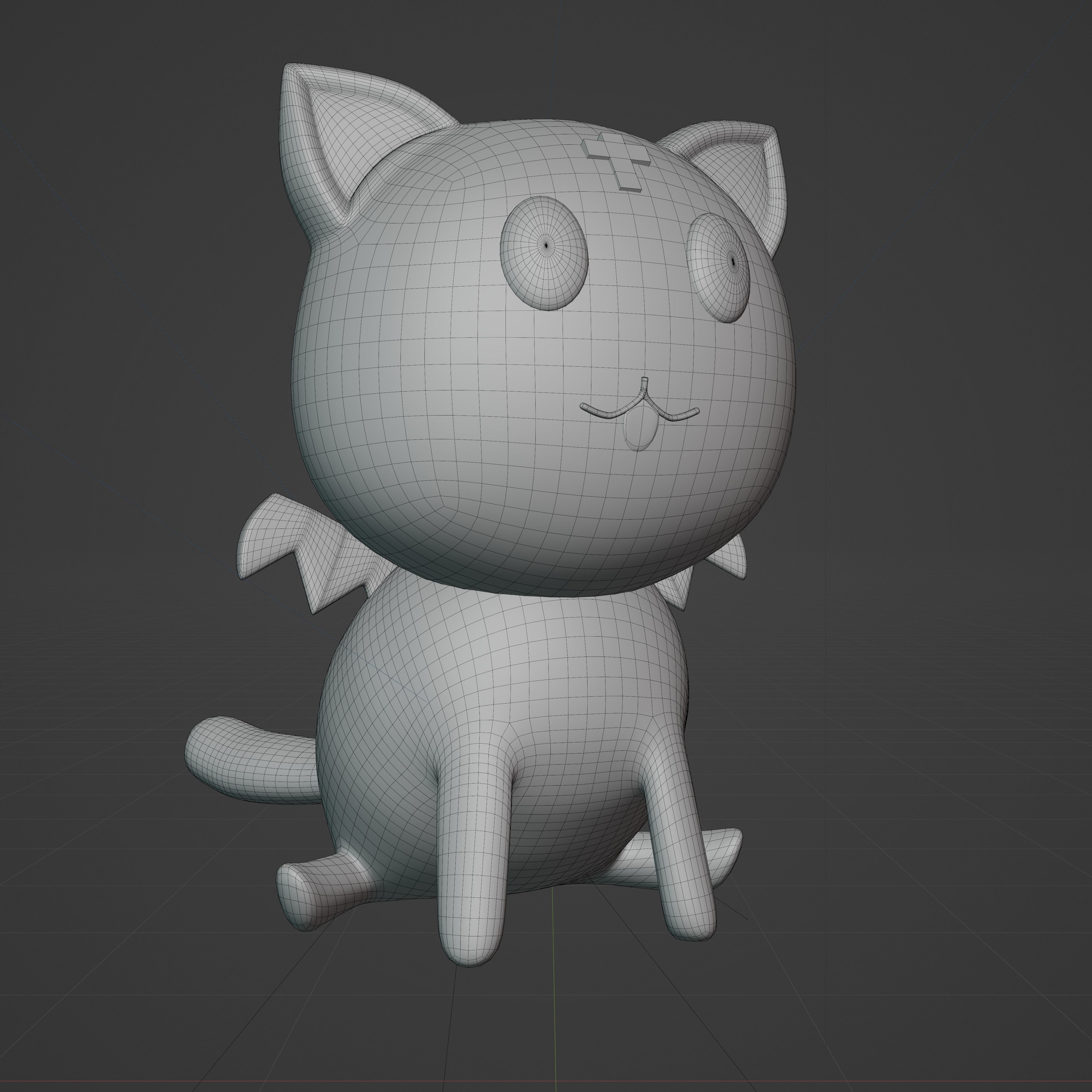 Konosuba - Chomosuke 3d model Cat 3d model 3D model_4