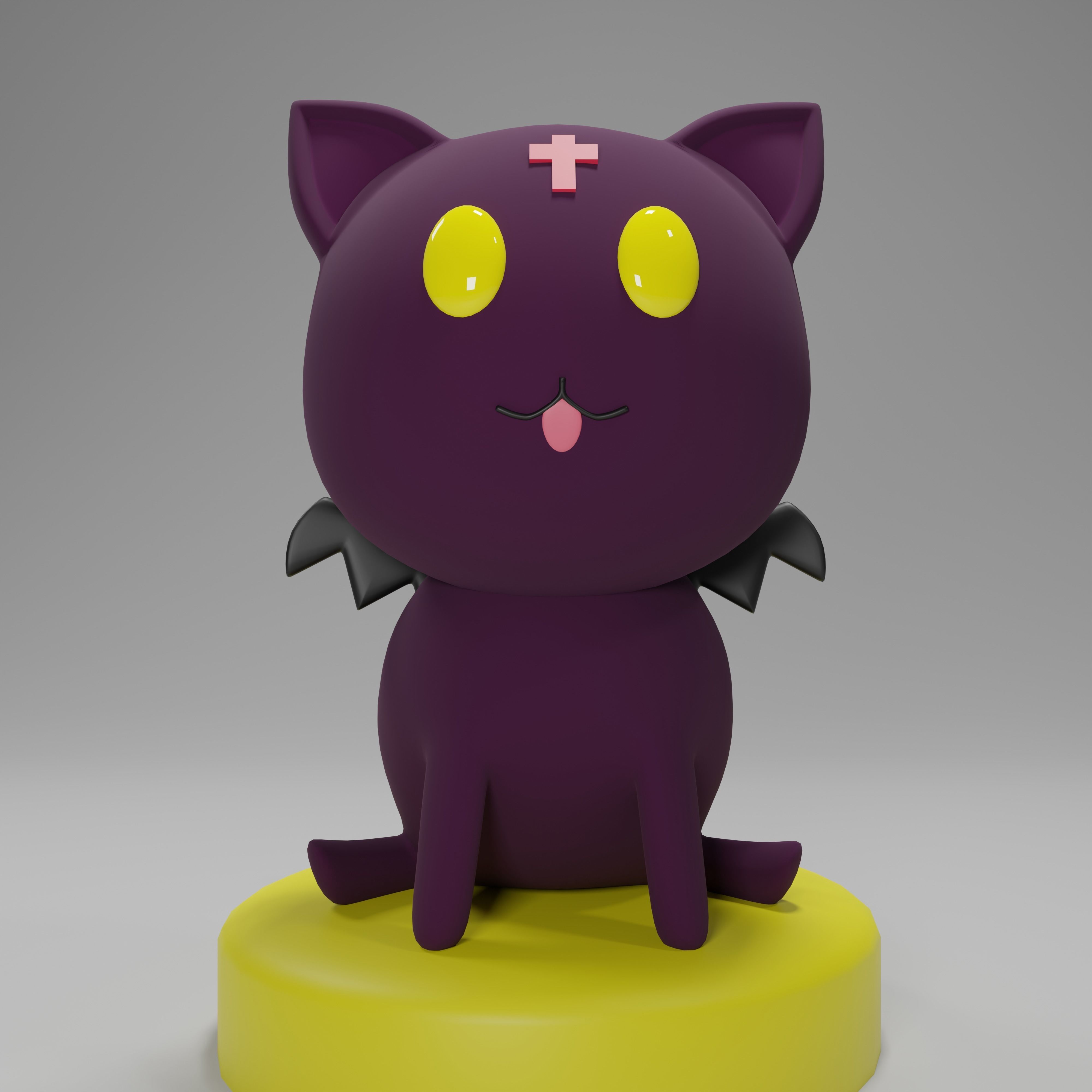 Konosuba - Chomosuke 3d model Cat 3d model 3D model_1