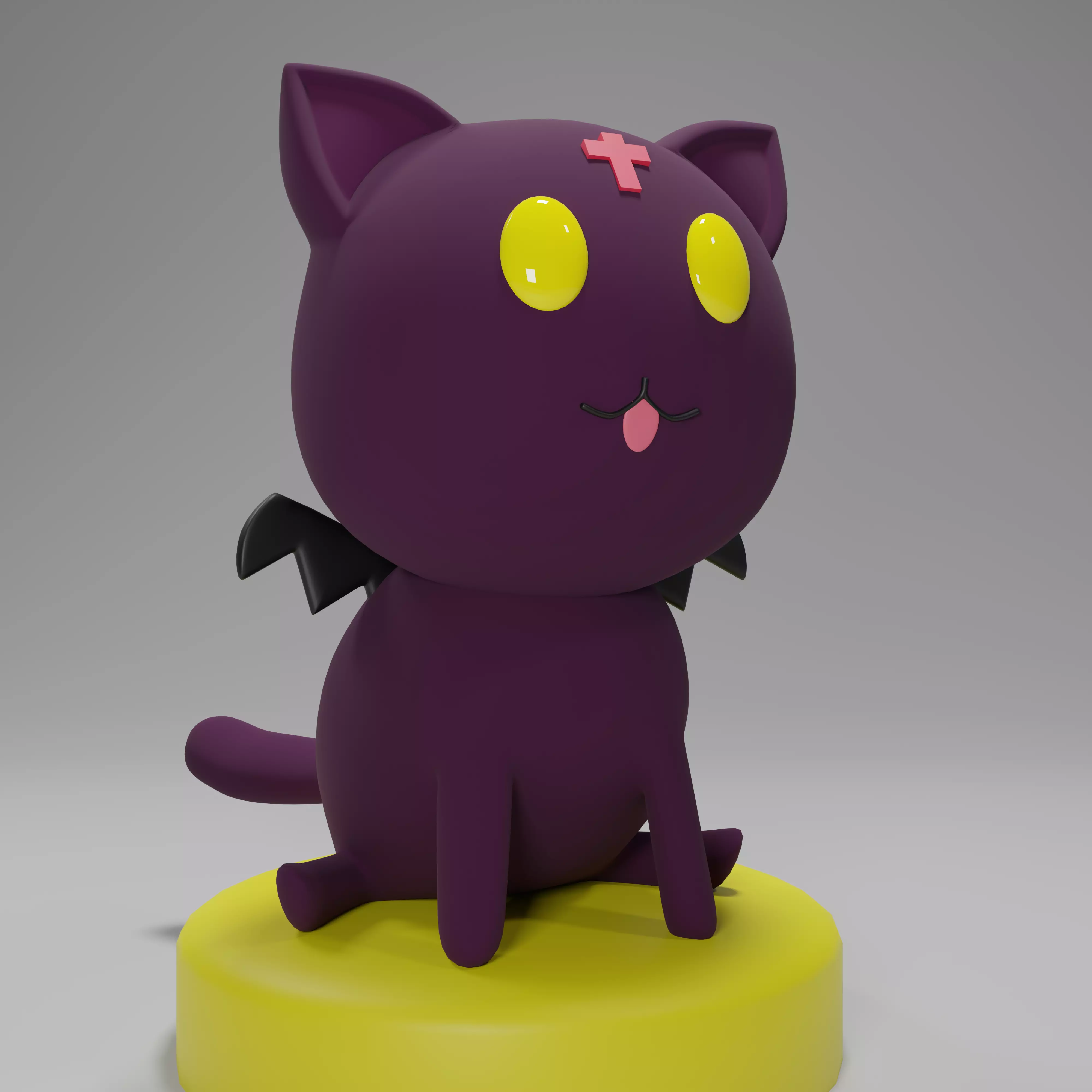 Konosuba - Chomosuke 3d model Cat 3d model 3D model_0