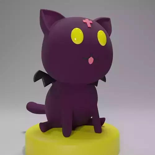 Konosuba - Chomosuke 3d model Cat 3d model