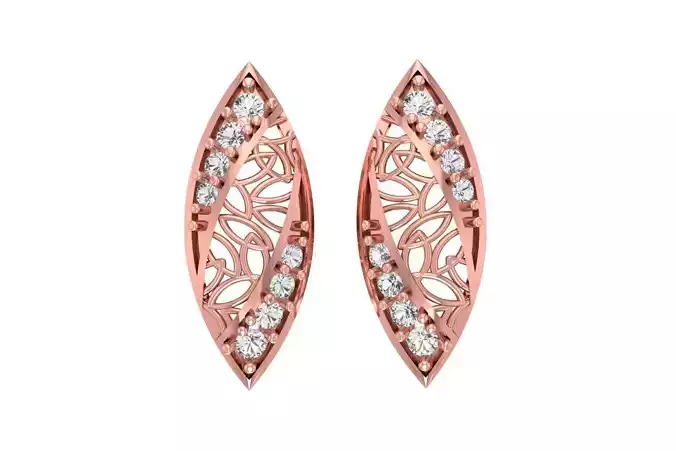 Women  Earring 3dm STL OBJ FBX Renders Details