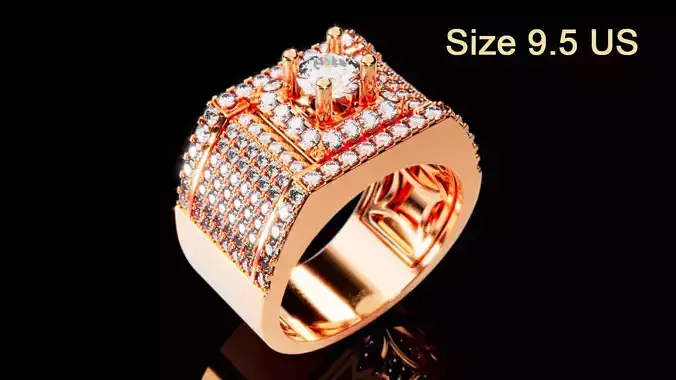 Men Ring 15 Size 9 5