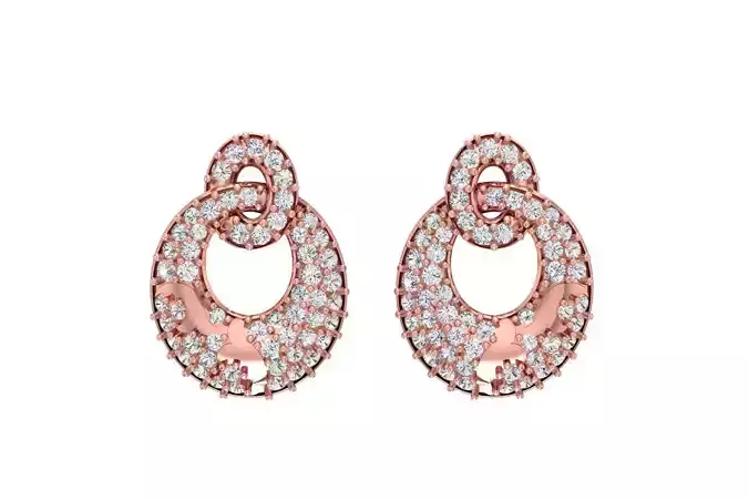 Women  Earring 3dm STL OBJ FBX Renders Details