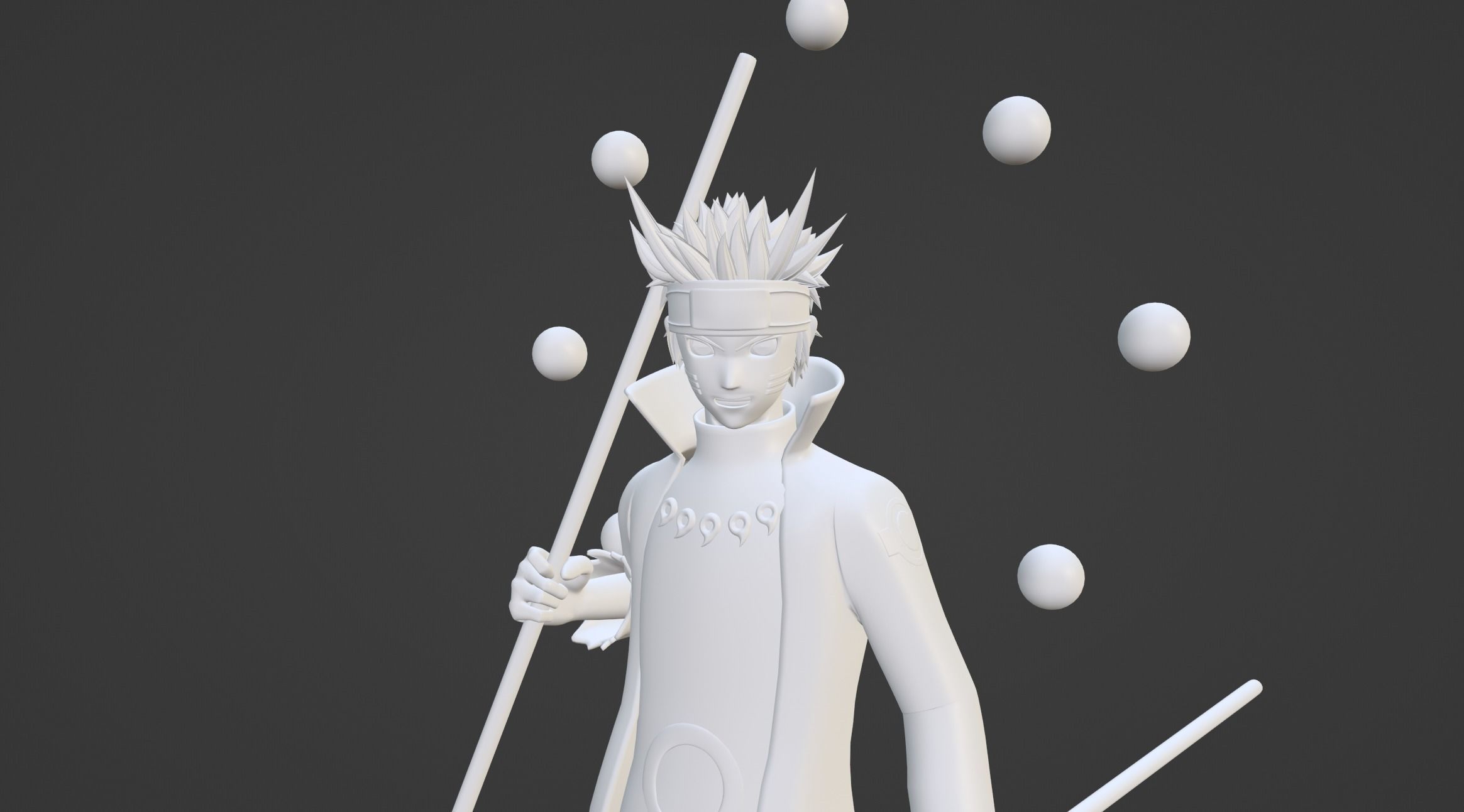 Naruto Uzumaki Sage of the Six Paths Mode - Naruto Shippuden 3D model_19