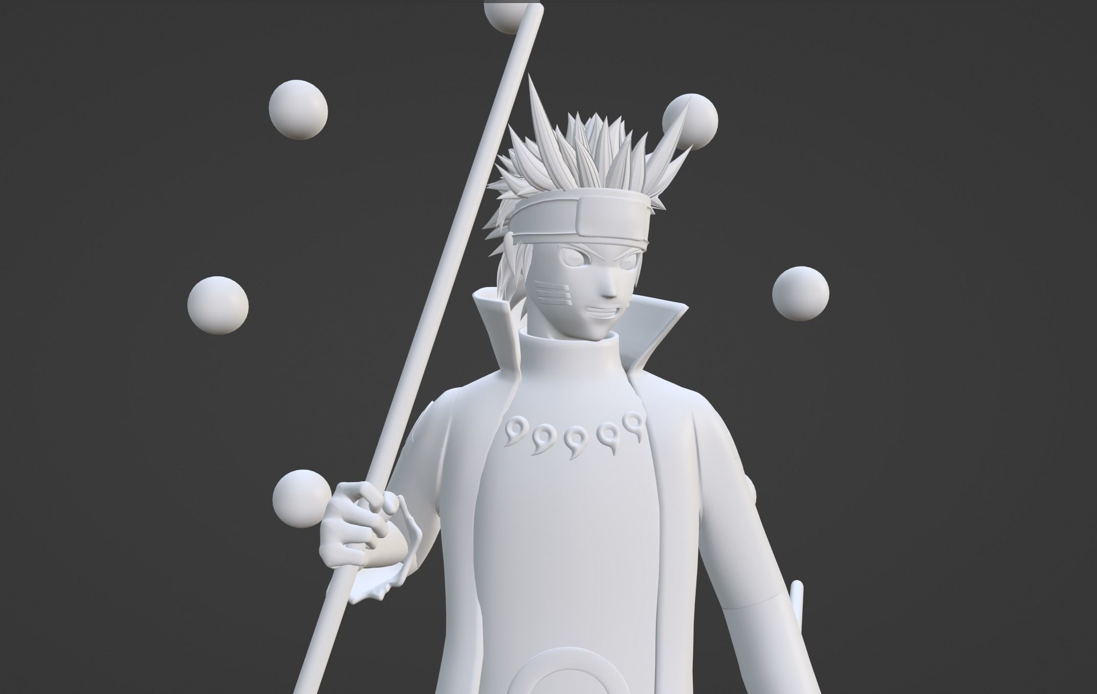 Naruto Uzumaki Sage of the Six Paths Mode - Naruto Shippuden 3D model_20