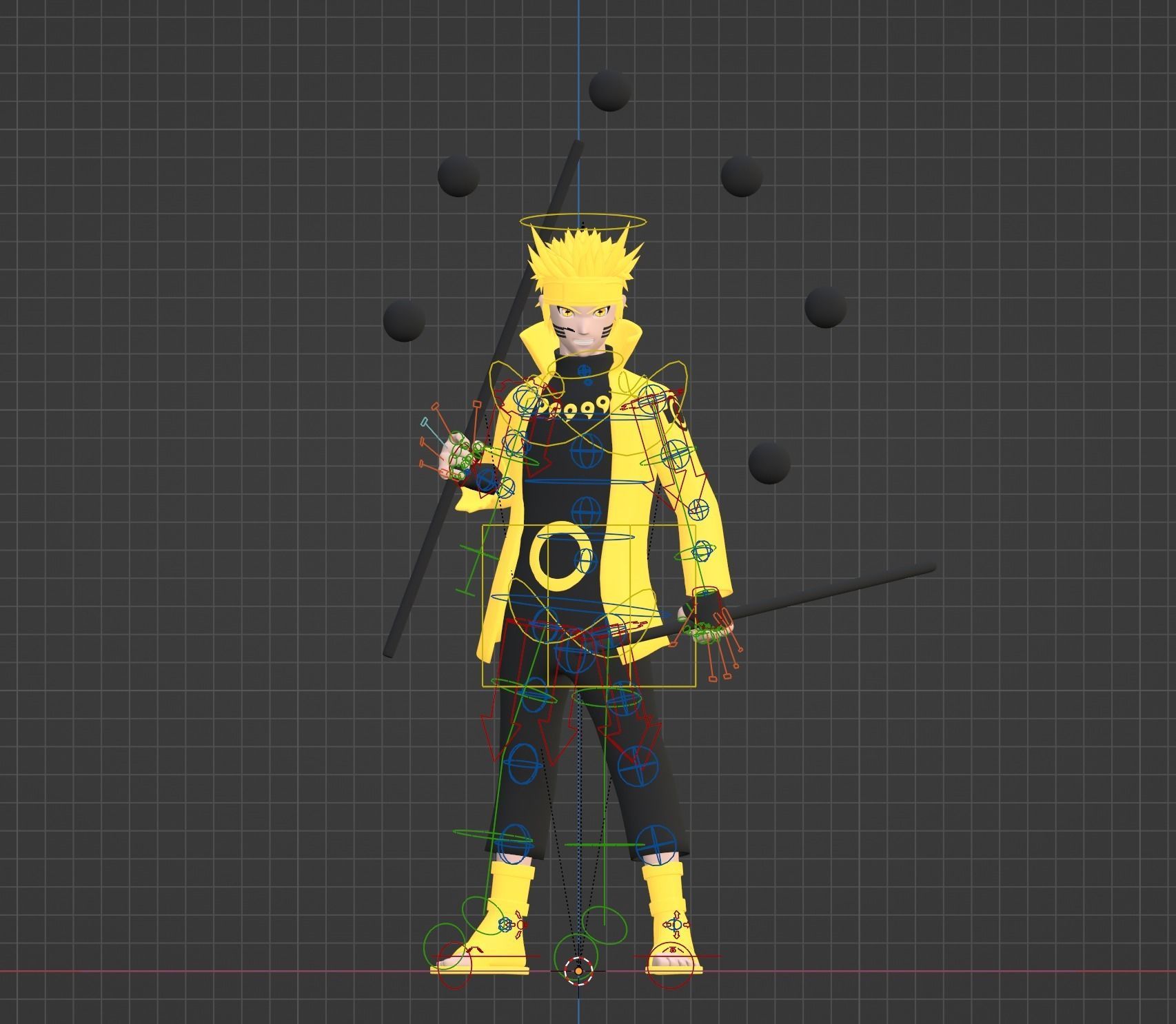 Naruto Uzumaki Sage of the Six Paths Mode - Naruto Shippuden 3D model_15