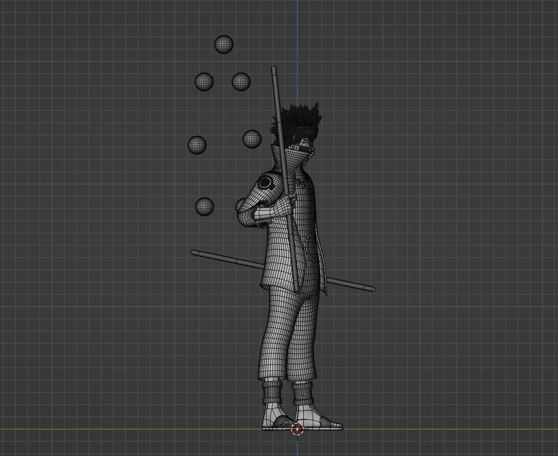 Naruto Uzumaki Sage of the Six Paths Mode - Naruto Shippuden 3D model_13