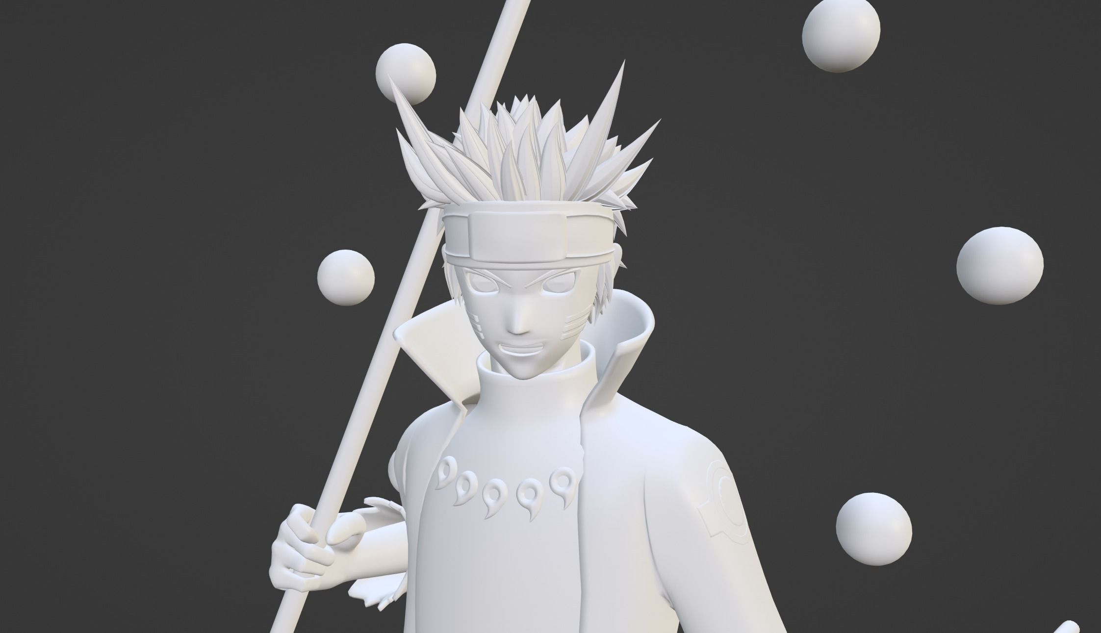 Naruto Uzumaki Sage of the Six Paths Mode - Naruto Shippuden 3D model_21