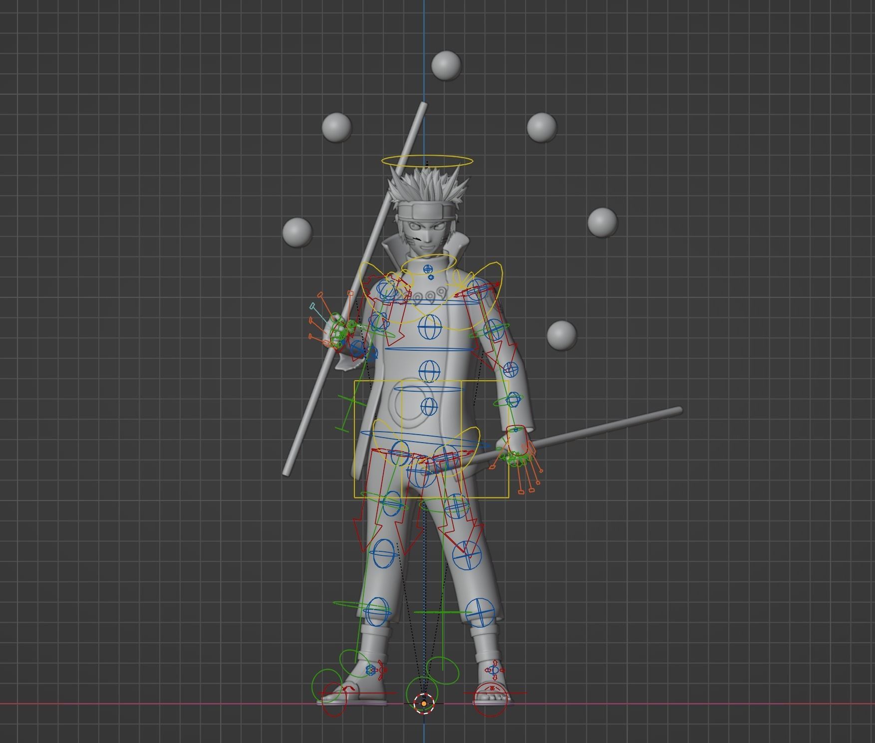 Naruto Uzumaki Sage of the Six Paths Mode - Naruto Shippuden 3D model_14