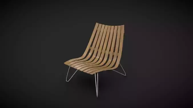Wooden Porch Chair - VR Ready