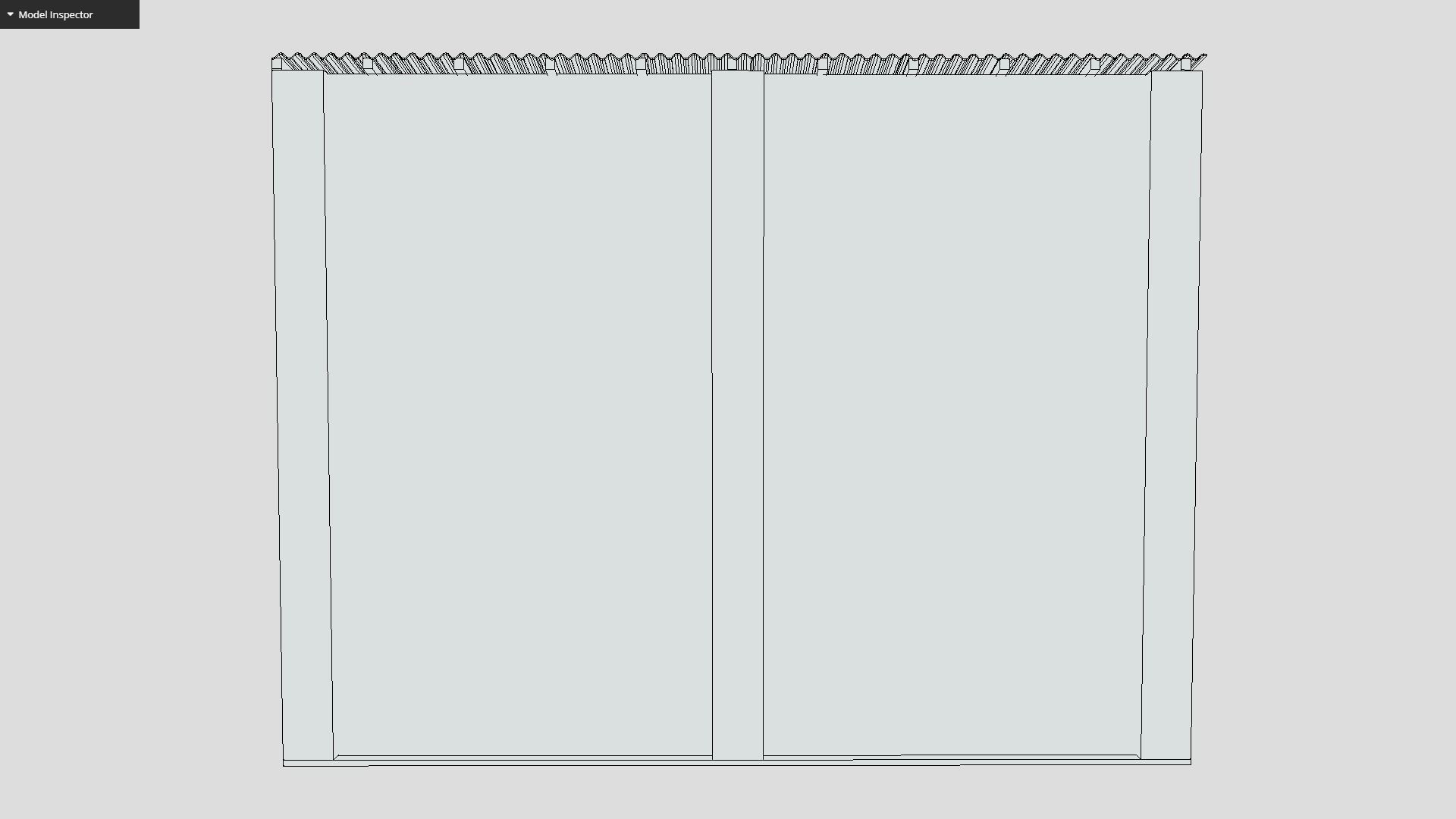 Colonial Building Low-poly 3D model_5